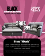 Emporio GEA Black sofas day - al 01.12.2025