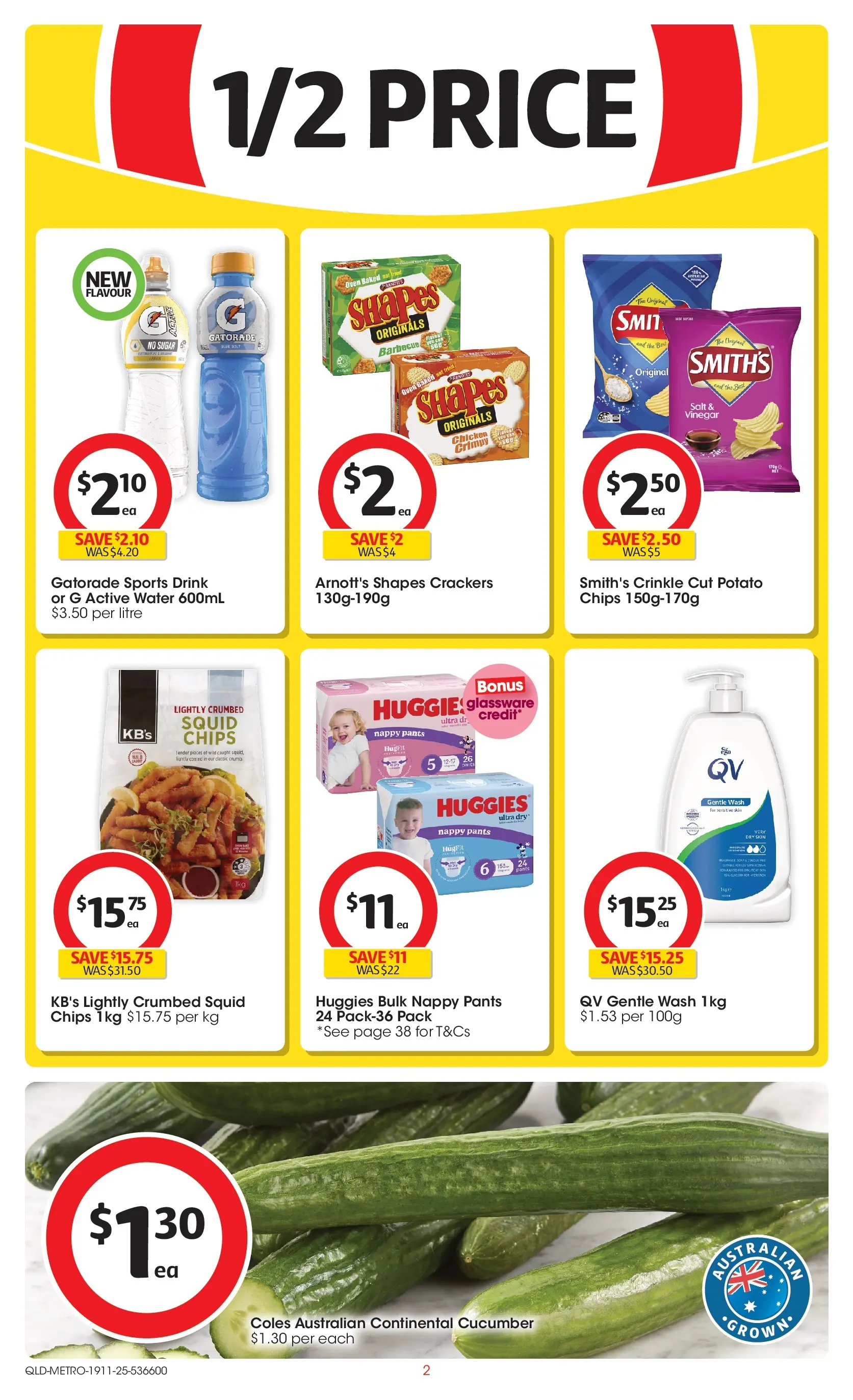 ﻿﻿Coles catalogue valid from 18/11/2025 > Online Australia | Page: 2 | Products: Crackers, Glassware, Salt, Vinegar