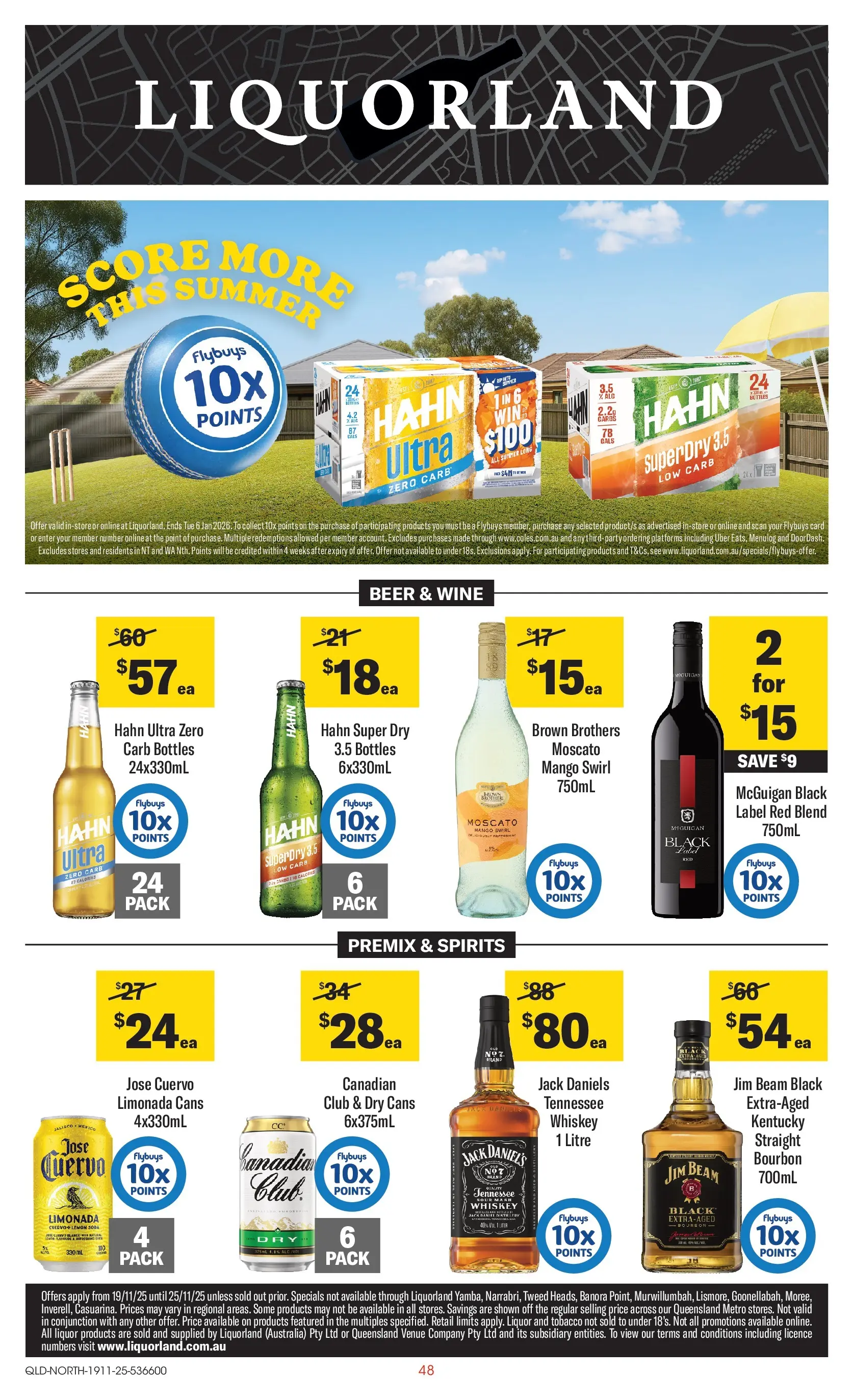 ﻿﻿Coles catalogue valid from 18/11/2025 > Online Australia | Page: 48 | Products: Beer, Bourbon, Whiskey, Mango