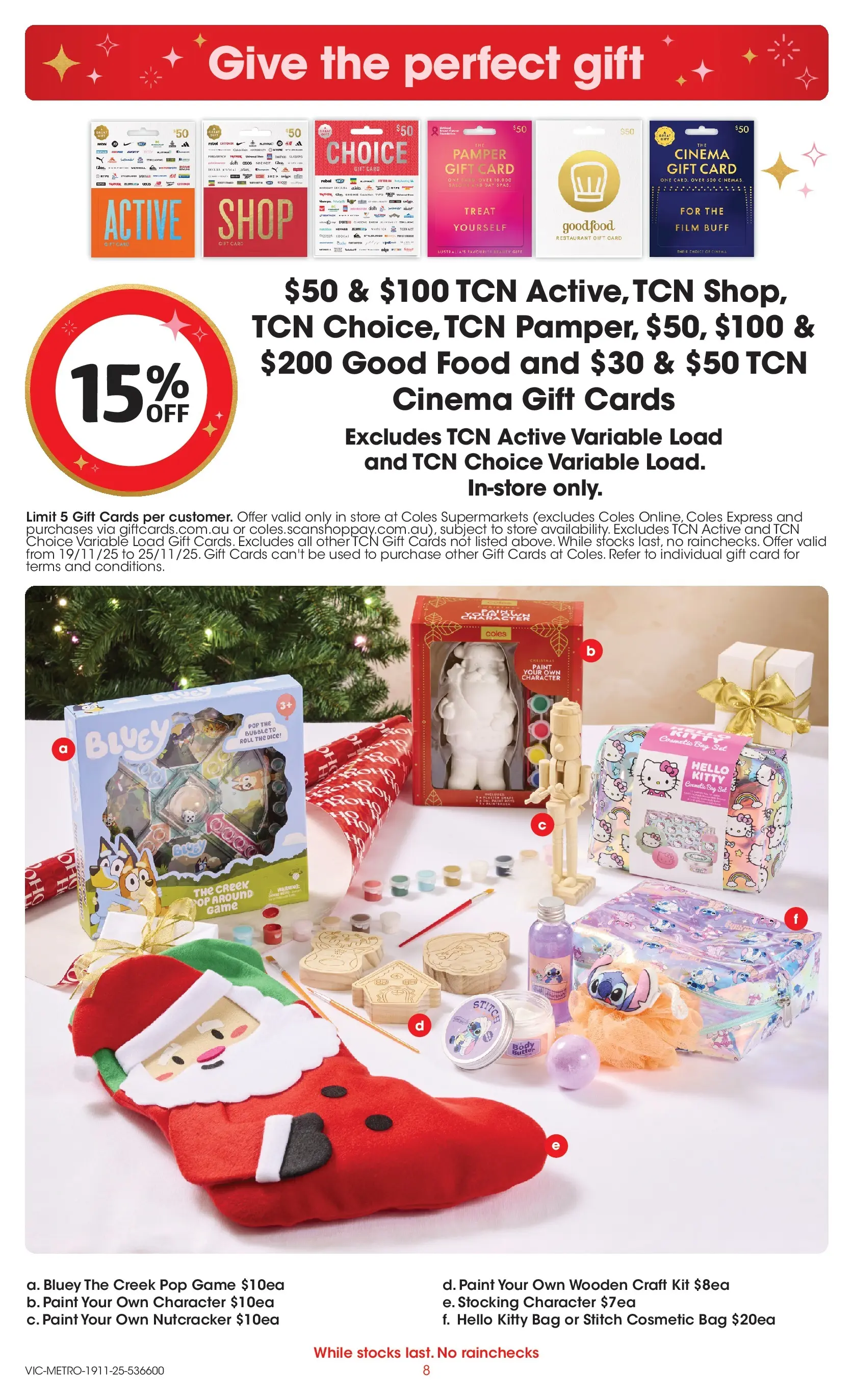 ﻿﻿Coles catalogue valid from 18/11/2025 > Online Australia | Page: 8 | Products: Game, Bag