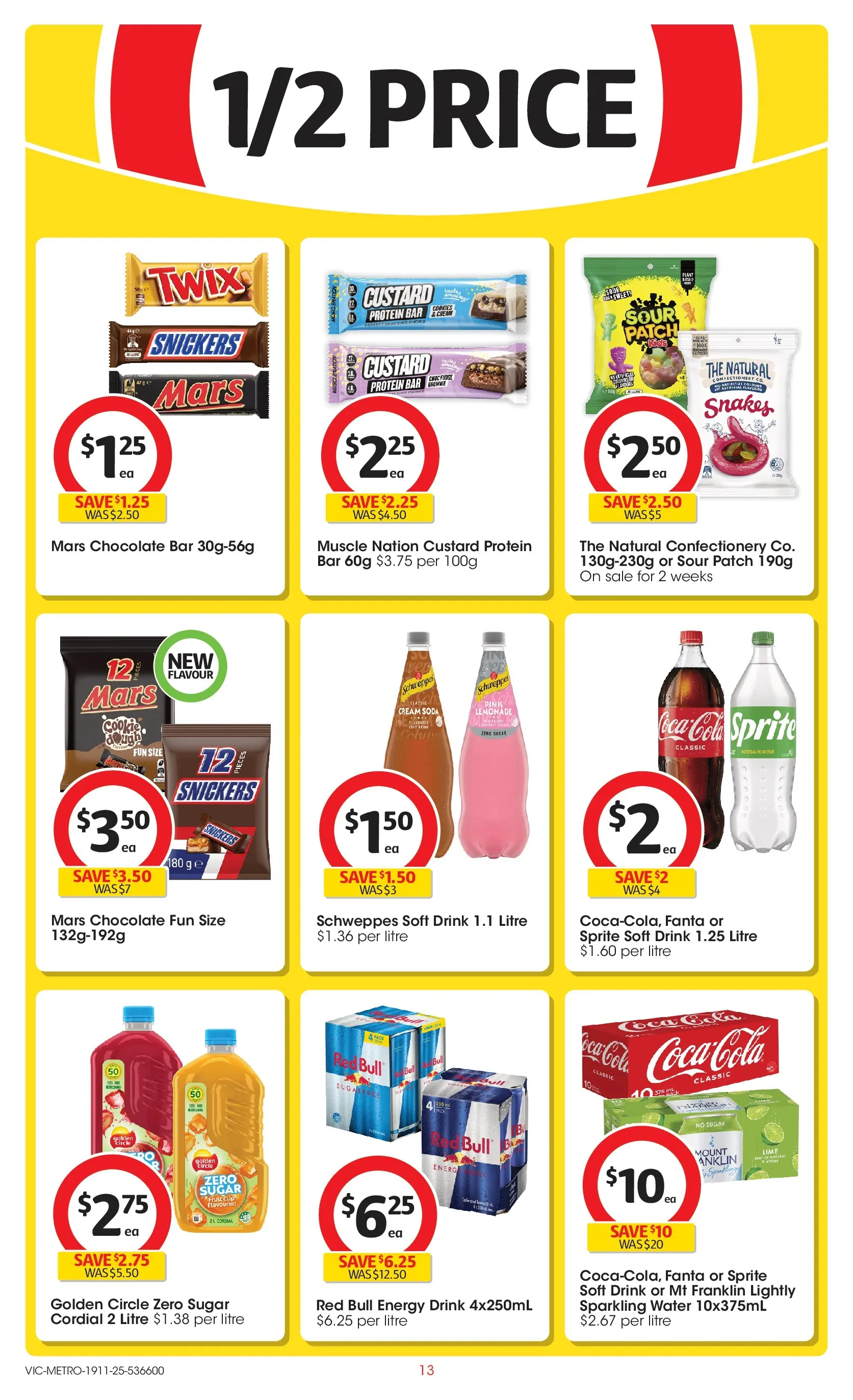 ﻿﻿Coles catalogue valid from 18/11/2025 > Online Australia | Page: 13 | Products: Plant, Energy drink, Cream, Sugar
