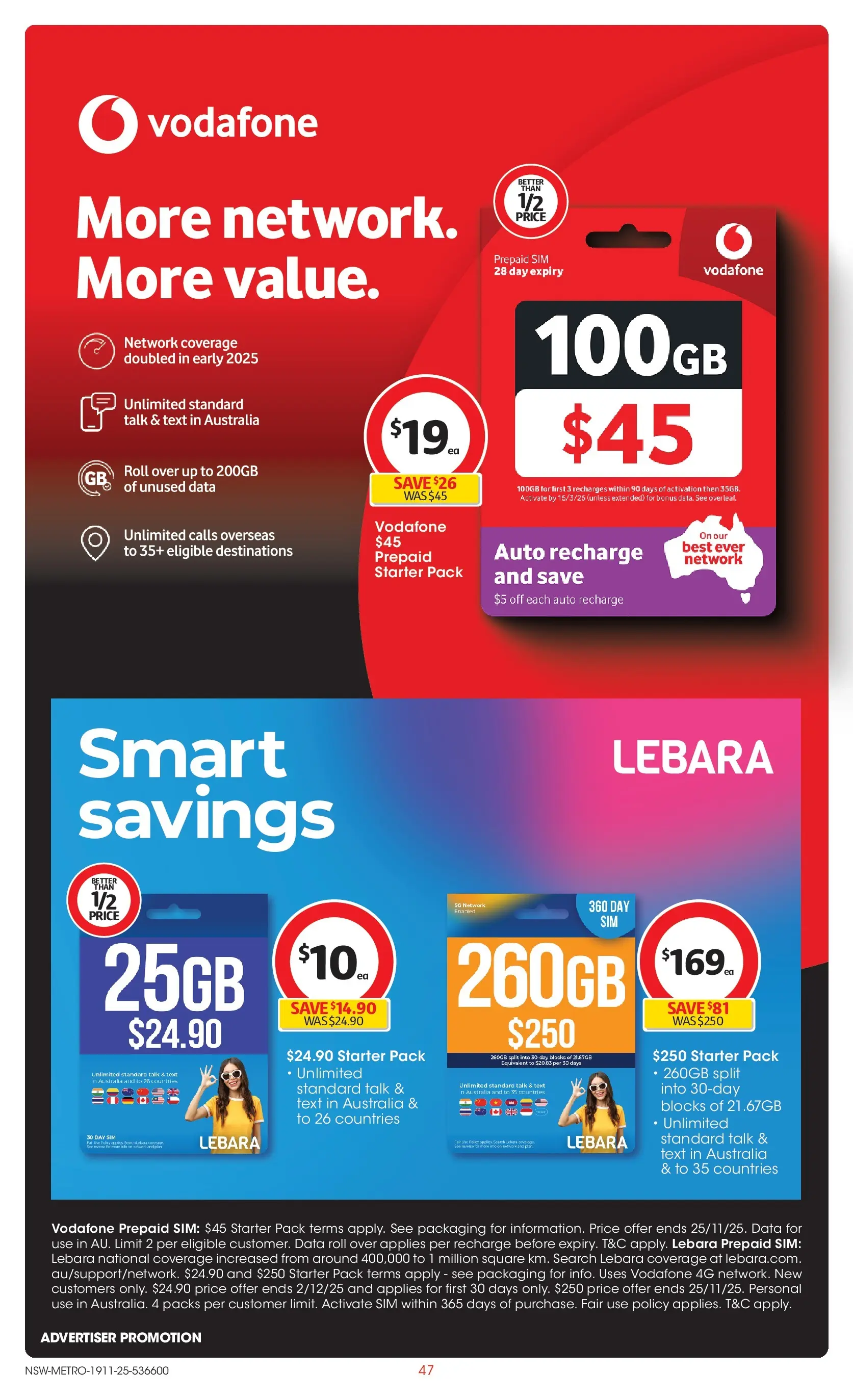 ﻿﻿Coles catalogue valid from 18/11/2025 > Online Australia | Page: 47