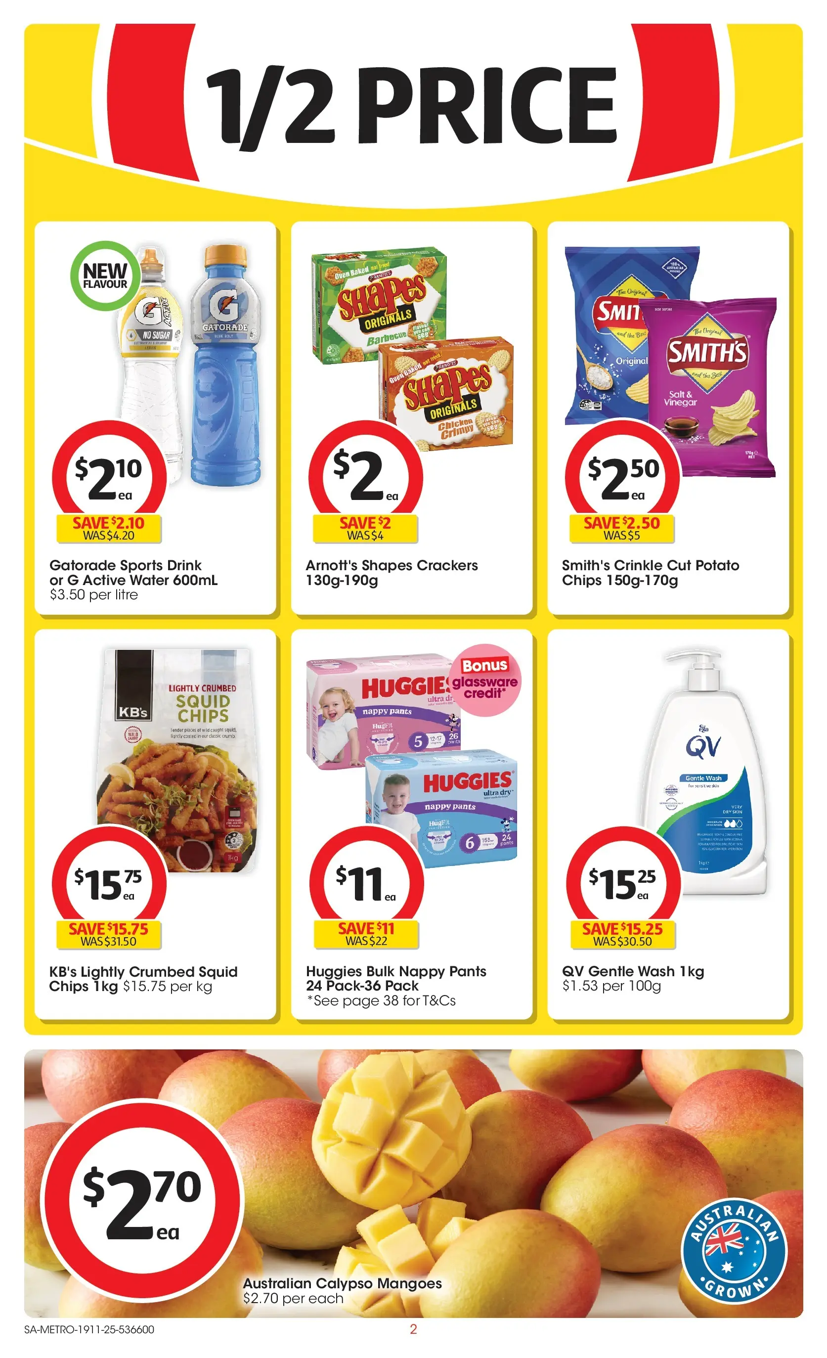 ﻿﻿Coles catalogue valid from 19/11/2025 > Online Australia | Page: 2 | Products: Vegetables, Seafood, Fridge, Freezer