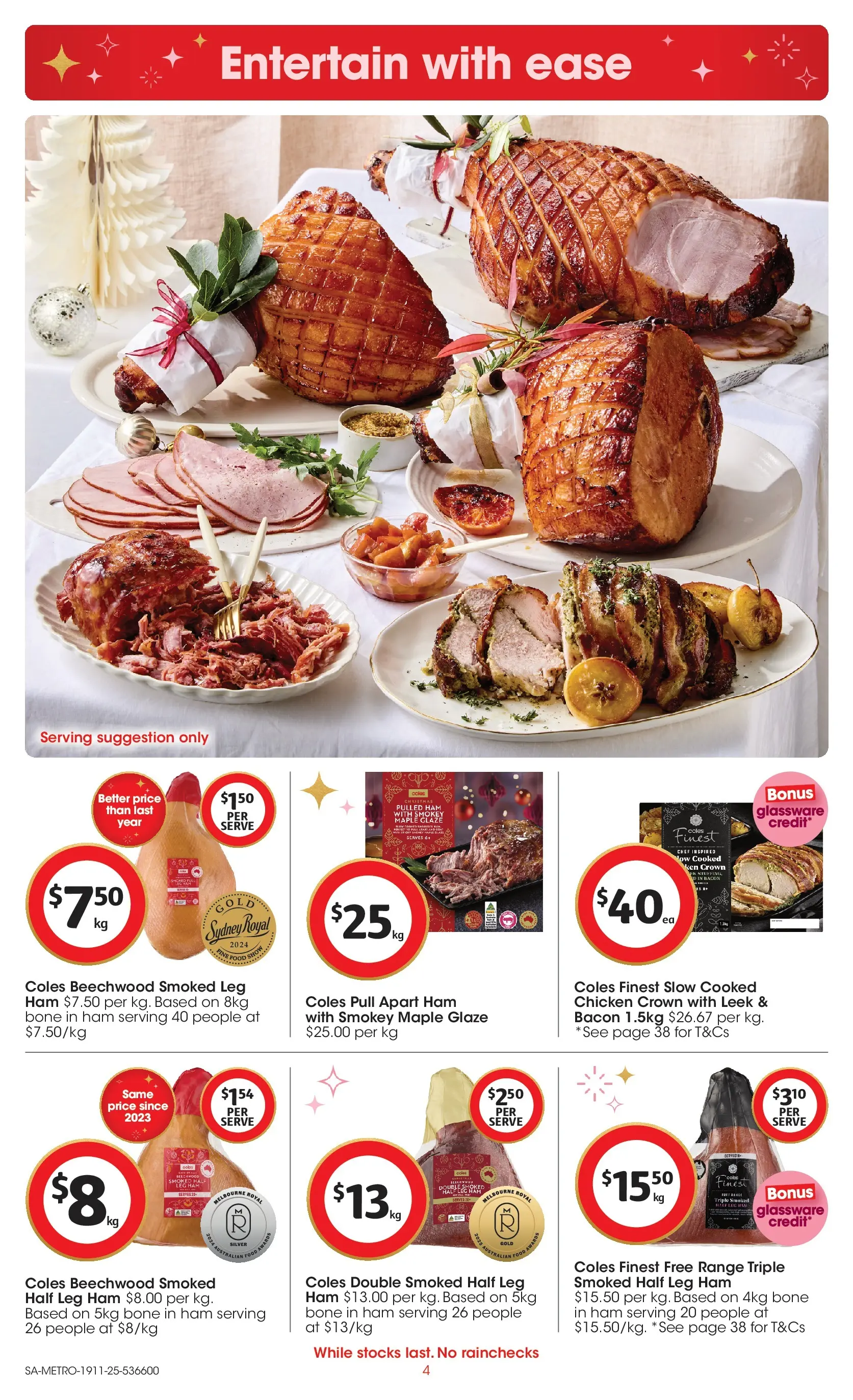 ﻿﻿Coles catalogue valid from 19/11/2025 > Online Australia | Page: 4 | Products: Butter, Herb, Chicken, Steak
