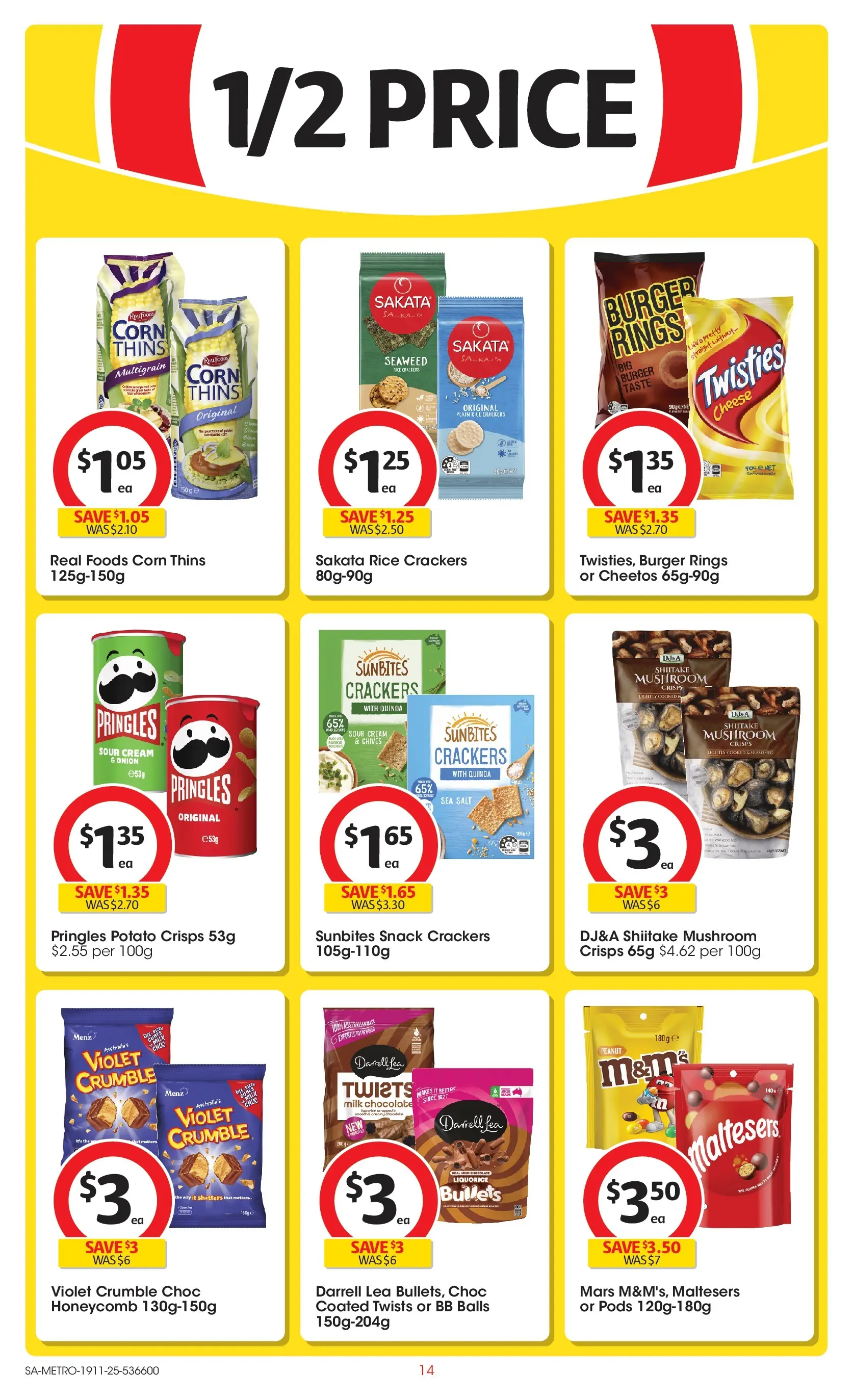 ﻿﻿Coles catalogue valid from 19/11/2025 > Online Australia | Page: 14 | Products: Energy drink, Chocolate, Sugar, Lime