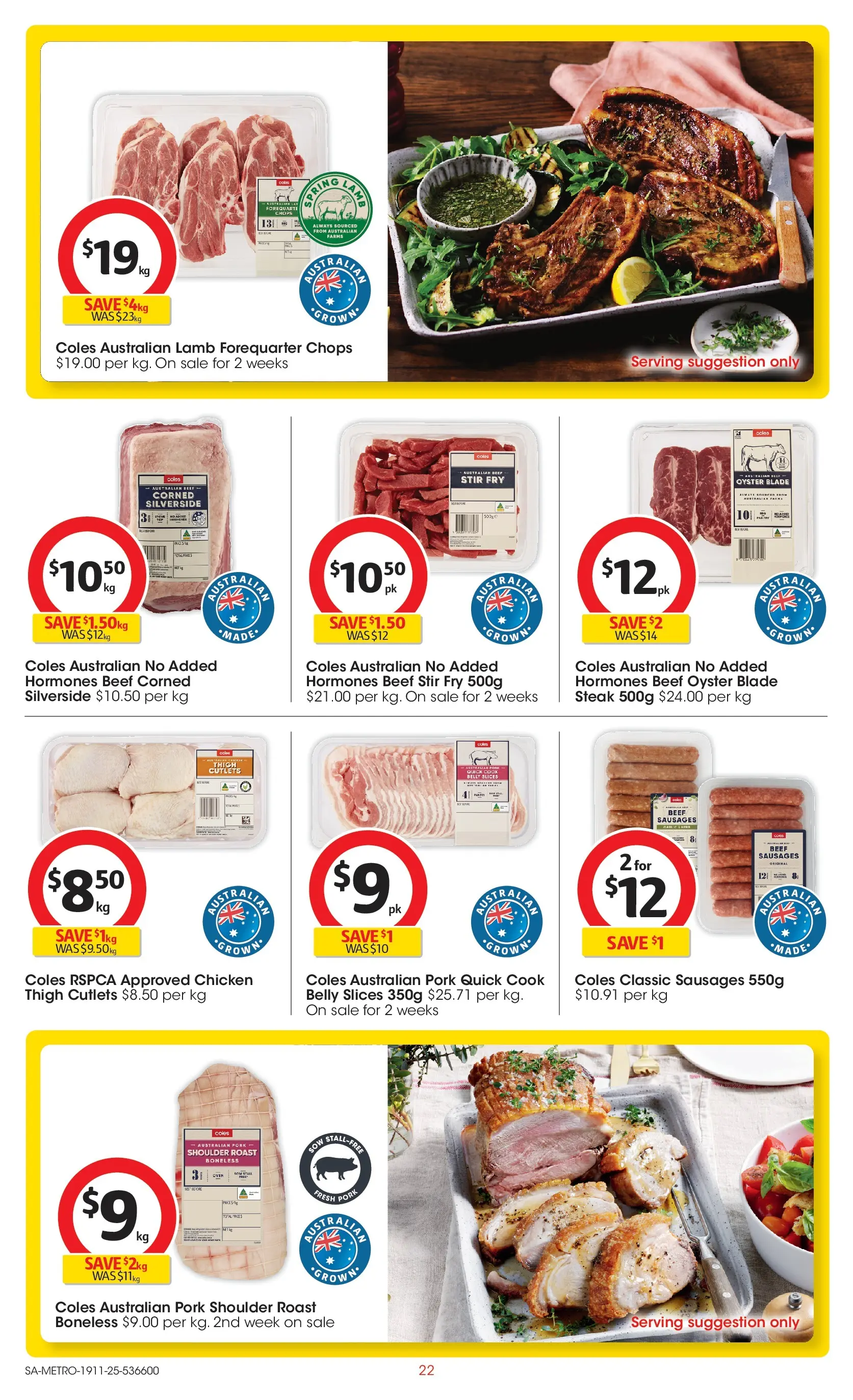 ﻿﻿Coles catalogue valid from 19/11/2025 > Online Australia | Page: 22 | Products: Almonds, Lettuce, Cucumbers