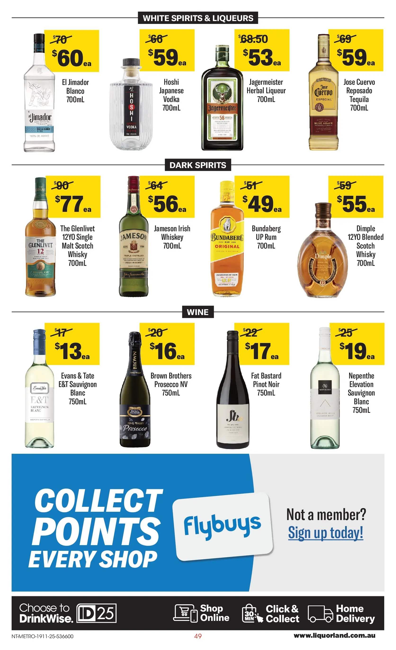 ﻿﻿Coles catalogue valid from 18/11/2025 > Online Australia | Page: 49 | Products: Wine, Vodka, Rum, Herbal