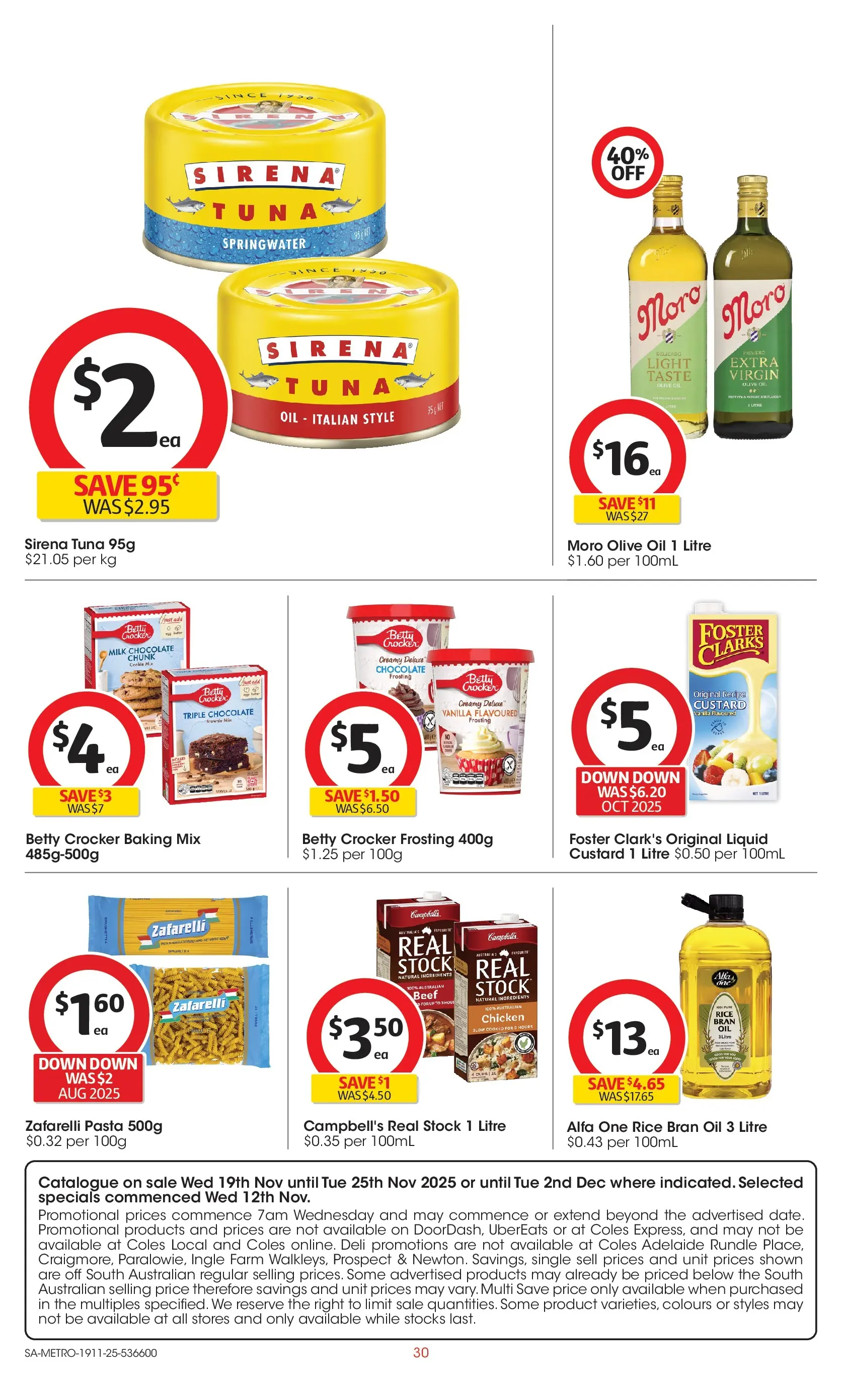 ﻿﻿Coles catalogue valid from 19/11/2025 > Online Australia | Page: 30 | Products: Light, Crackers, Chicken, Seeds