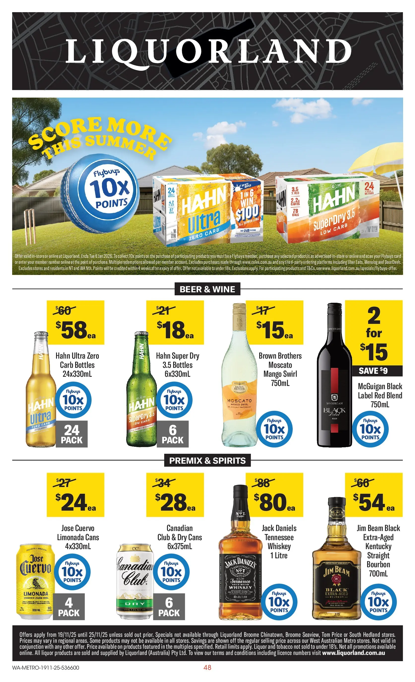 ﻿﻿Coles catalogue valid from 18/11/2025 > Online Australia | Page: 48 | Products: Door, Beer, Whiskey, Lemon