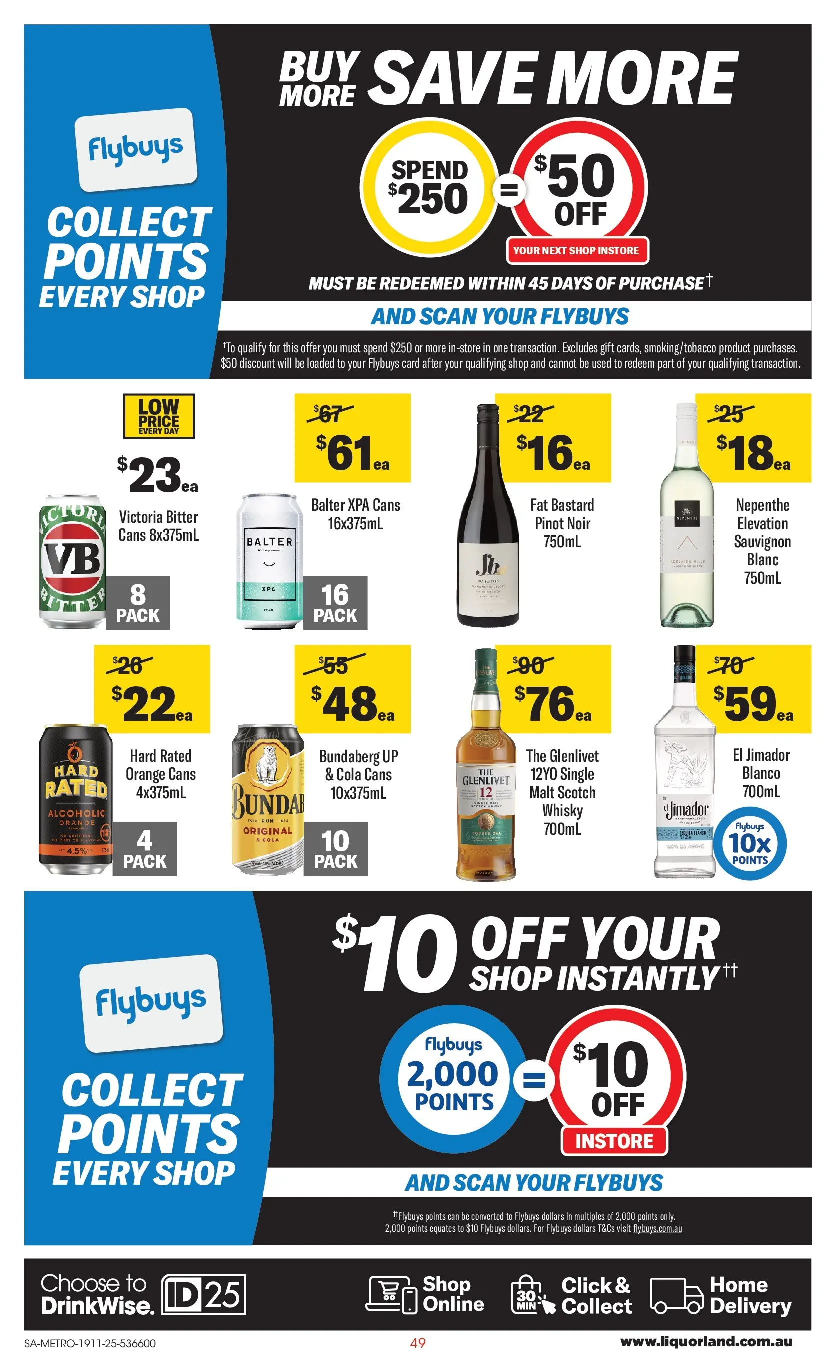 ﻿﻿Coles catalogue valid from 19/11/2025 > Online Australia | Page: 49 | Products: Wine, Bourbon, Whiskey, Mango