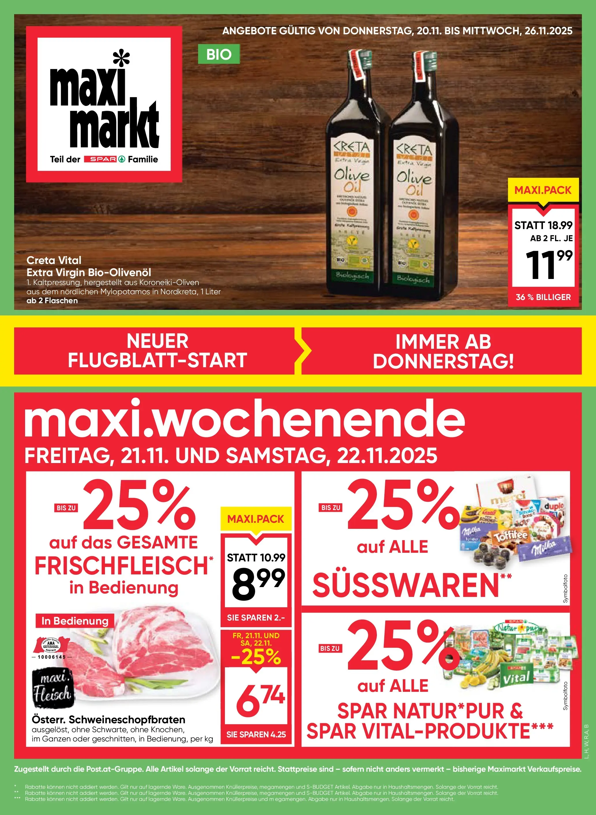 Maximarkt Wels, Ried von 20.11.2025 - Aktuelle Angebote | Seite: 1
