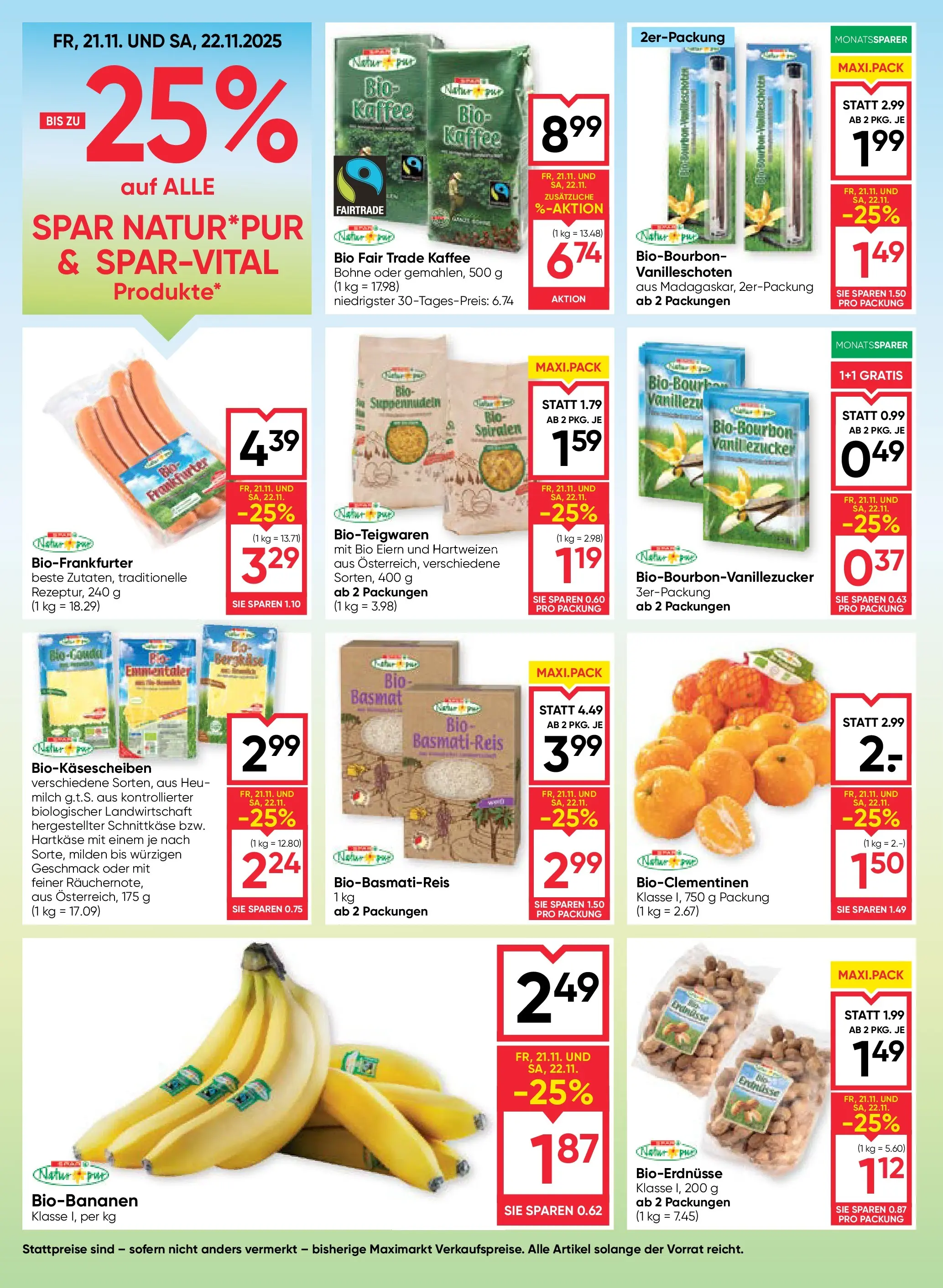 Maximarkt Wels, Ried von 20.11.2025 - Aktuelle Angebote | Seite: 6 | Produkte: Milch, Kaffee