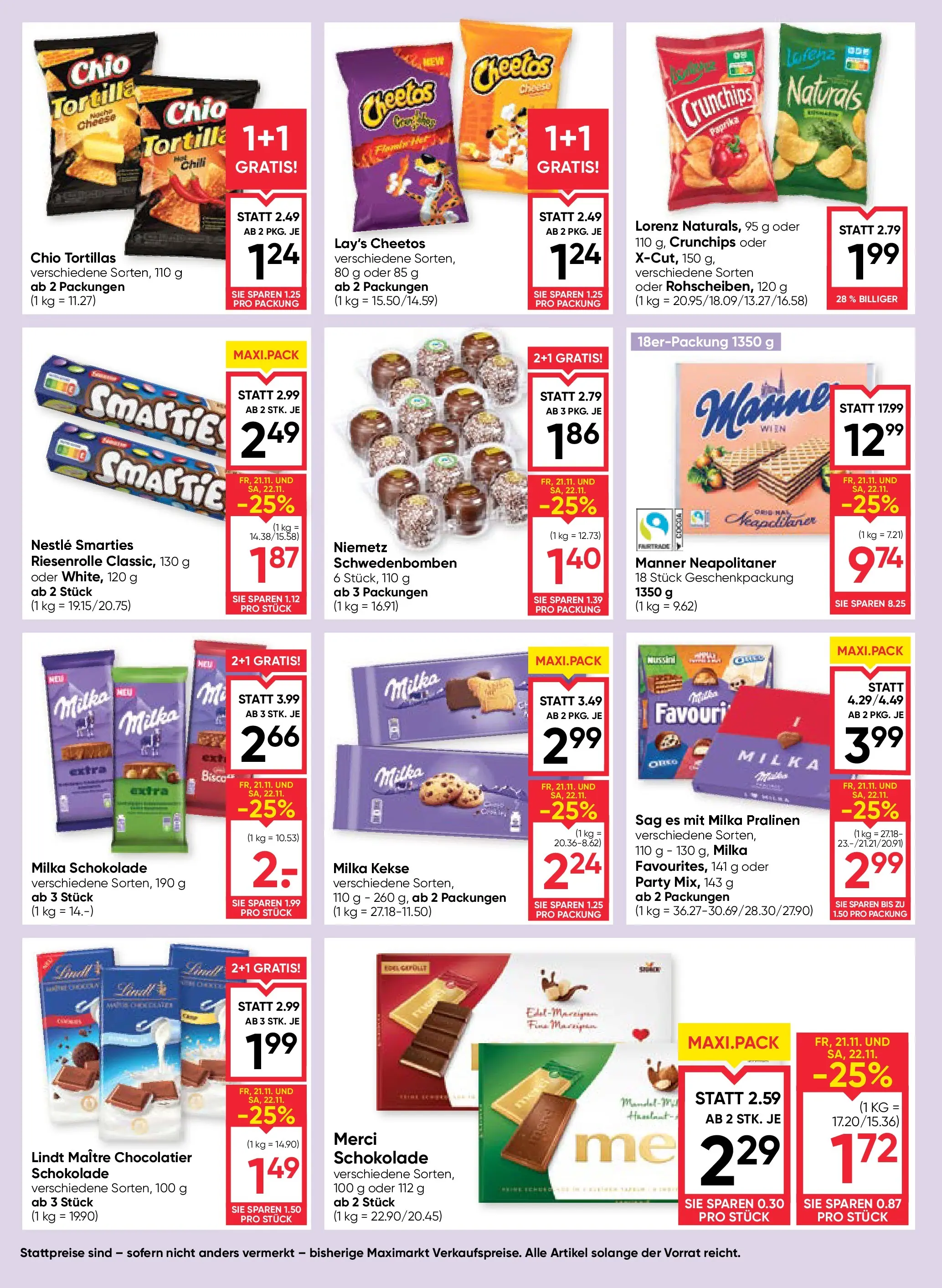 Maximarkt Wels, Ried von 20.11.2025 - Aktuelle Angebote | Seite: 12 | Produkte: Kekse, Schokolade