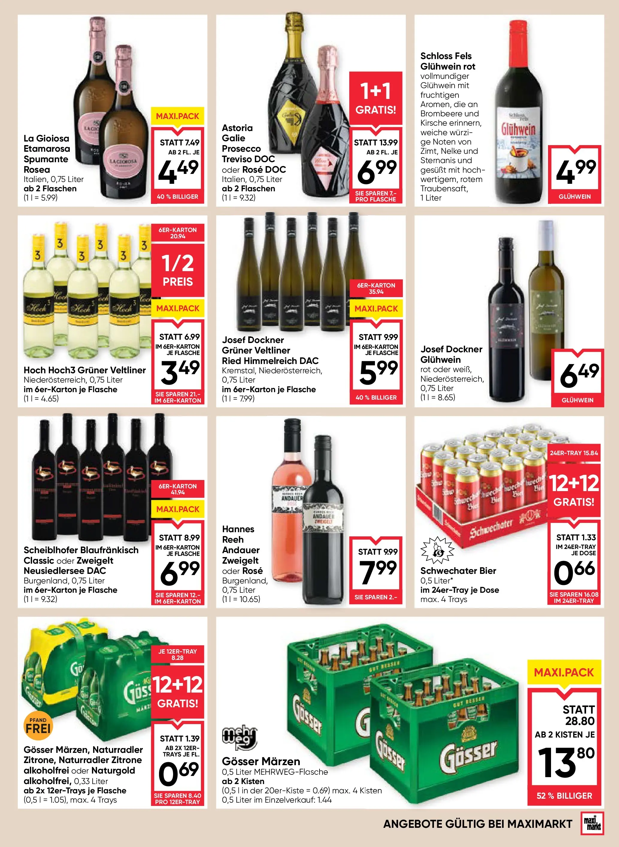 Maximarkt Wels, Ried von 20.11.2025 - Aktuelle Angebote | Seite: 15 | Produkte: Zitrone, Bier