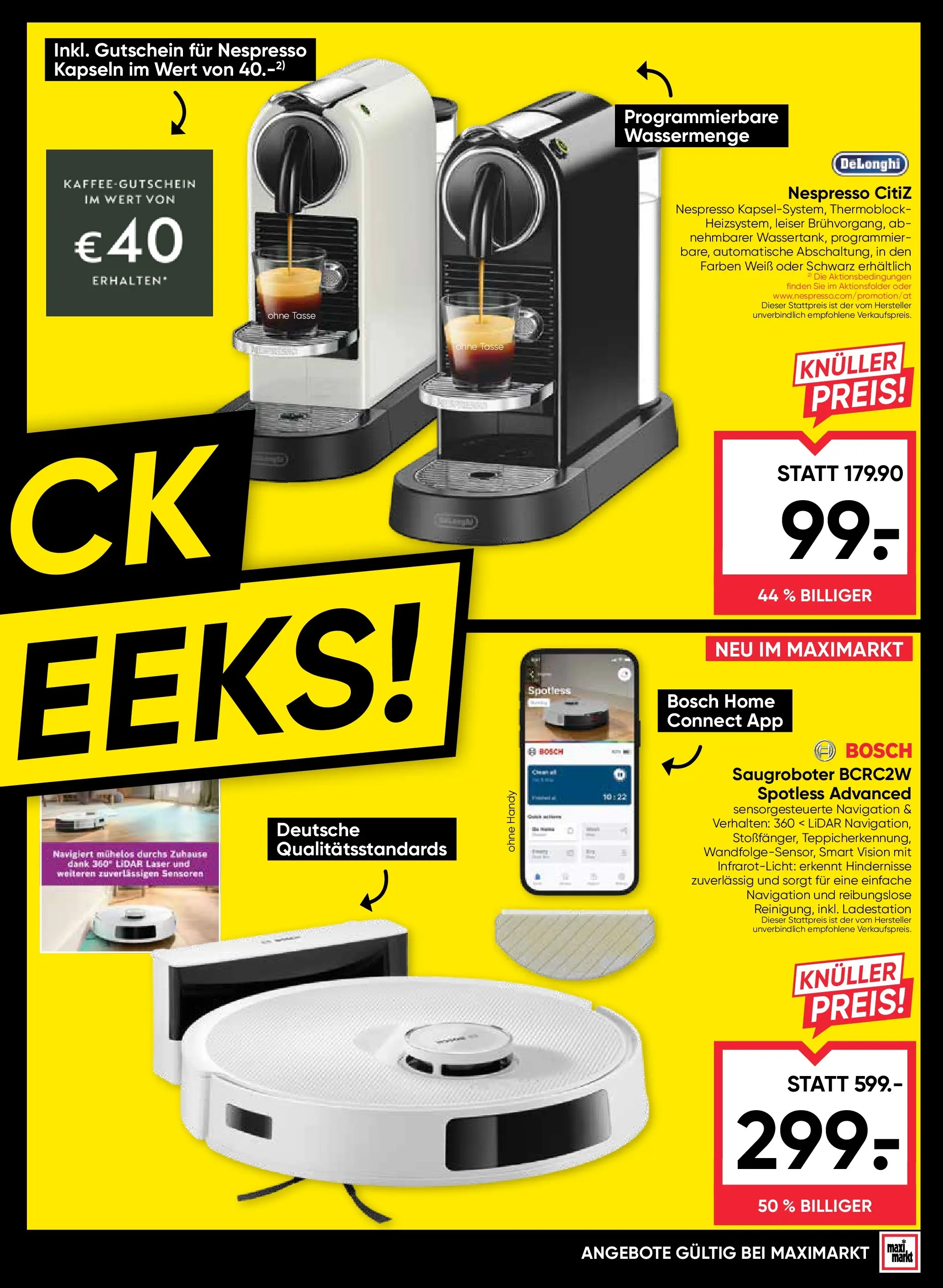 Maximarkt BLACK FRIDAY - Flugblatt (20.11.2025) | Seite: 3 | Produkte: Navigation