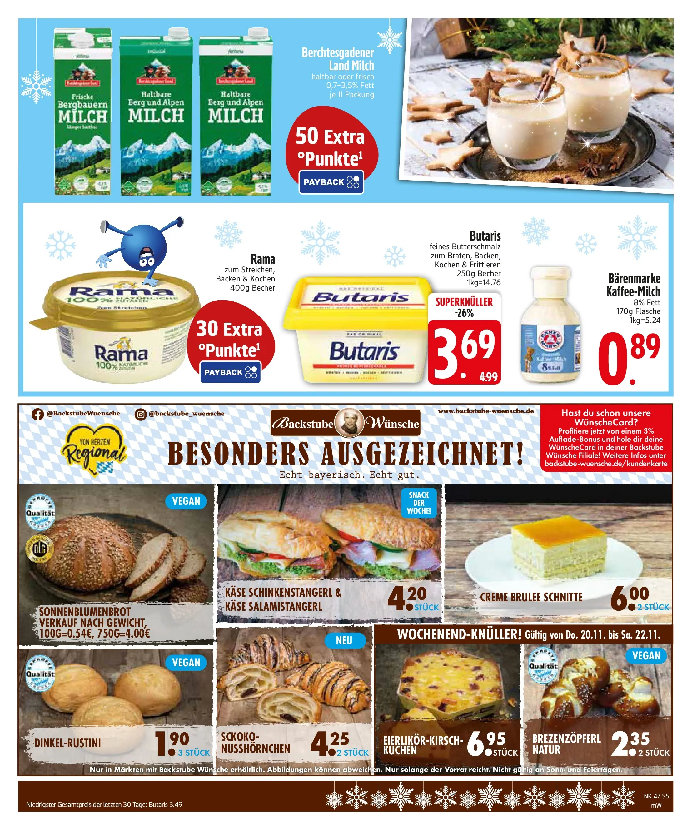 Edeka prospekt Asbach-Bäumenheim	 (ab 16.11.2025) » Angebote Online | Seite: 5 | Produkte: Butterschmalz, Margarine, Creme brulee, Kuchen