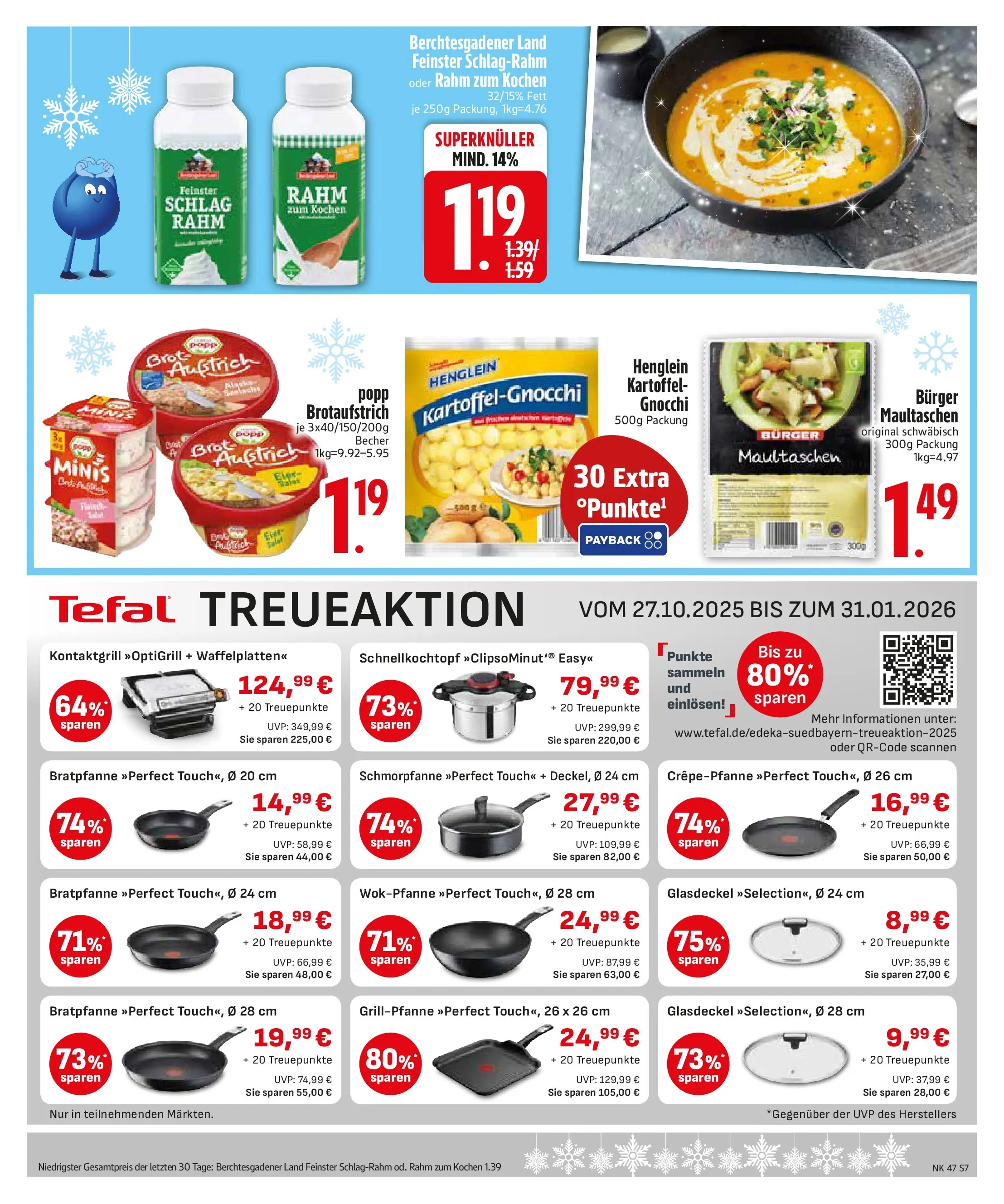Edeka prospekt Asbach-Bäumenheim	 (ab 16.11.2025) » Angebote Online | Seite: 7 | Produkte: Grill, Burger, Brot, Wok