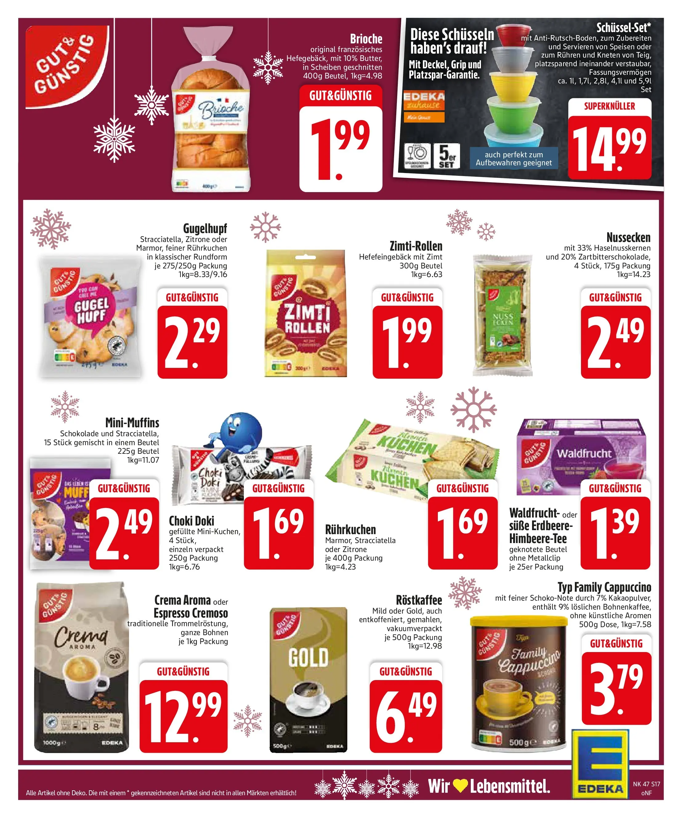 Edeka prospekt Asbach-Bäumenheim	 (ab 16.11.2025) » Angebote Online | Seite: 17 | Produkte: Schokolade, Zitrone, Kuchen