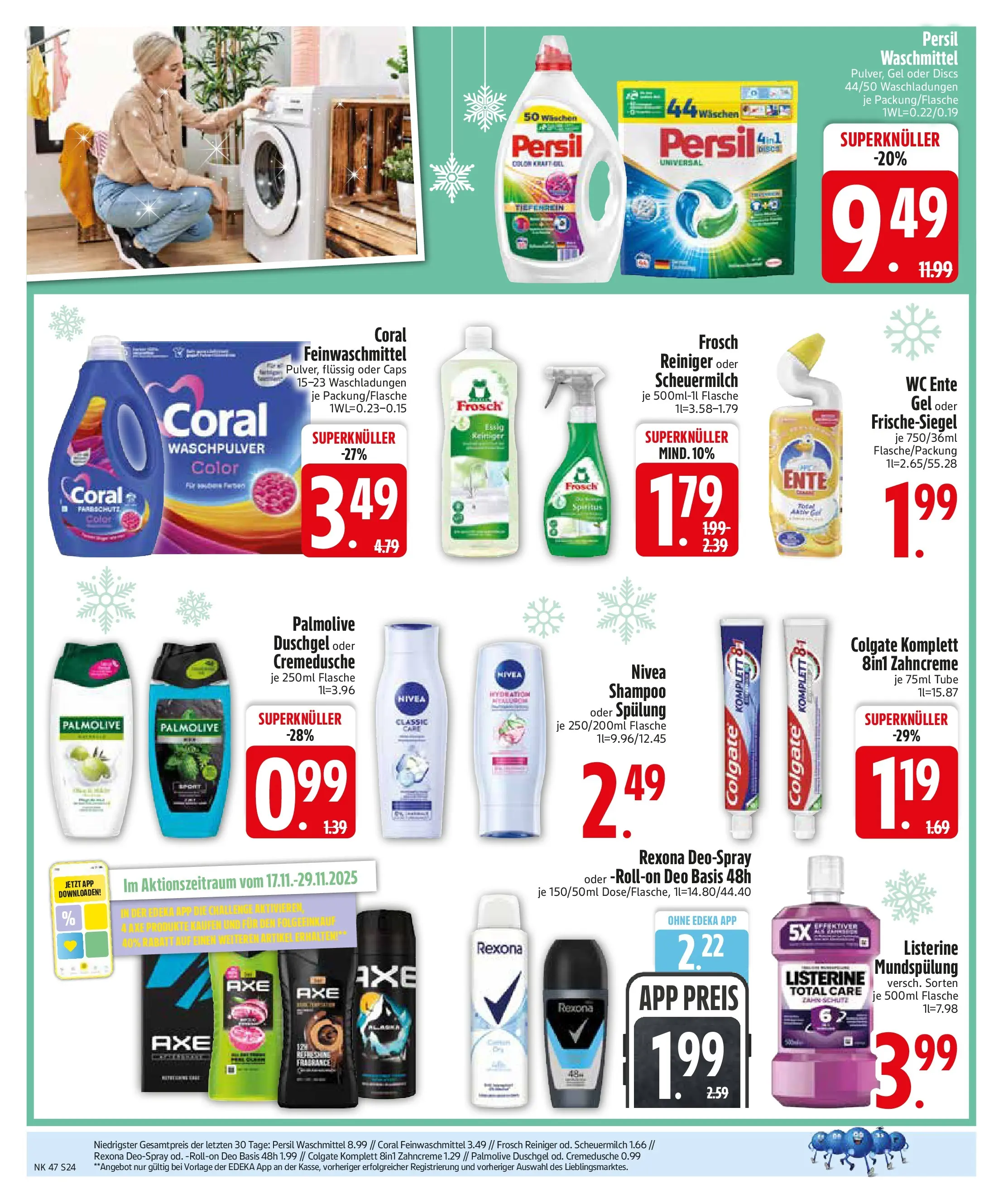 Edeka prospekt Asbach-Bäumenheim	 (ab 16.11.2025) » Angebote Online | Seite: 24 | Produkte: Deodorant, Waschmittel, Shower Gel, Ente