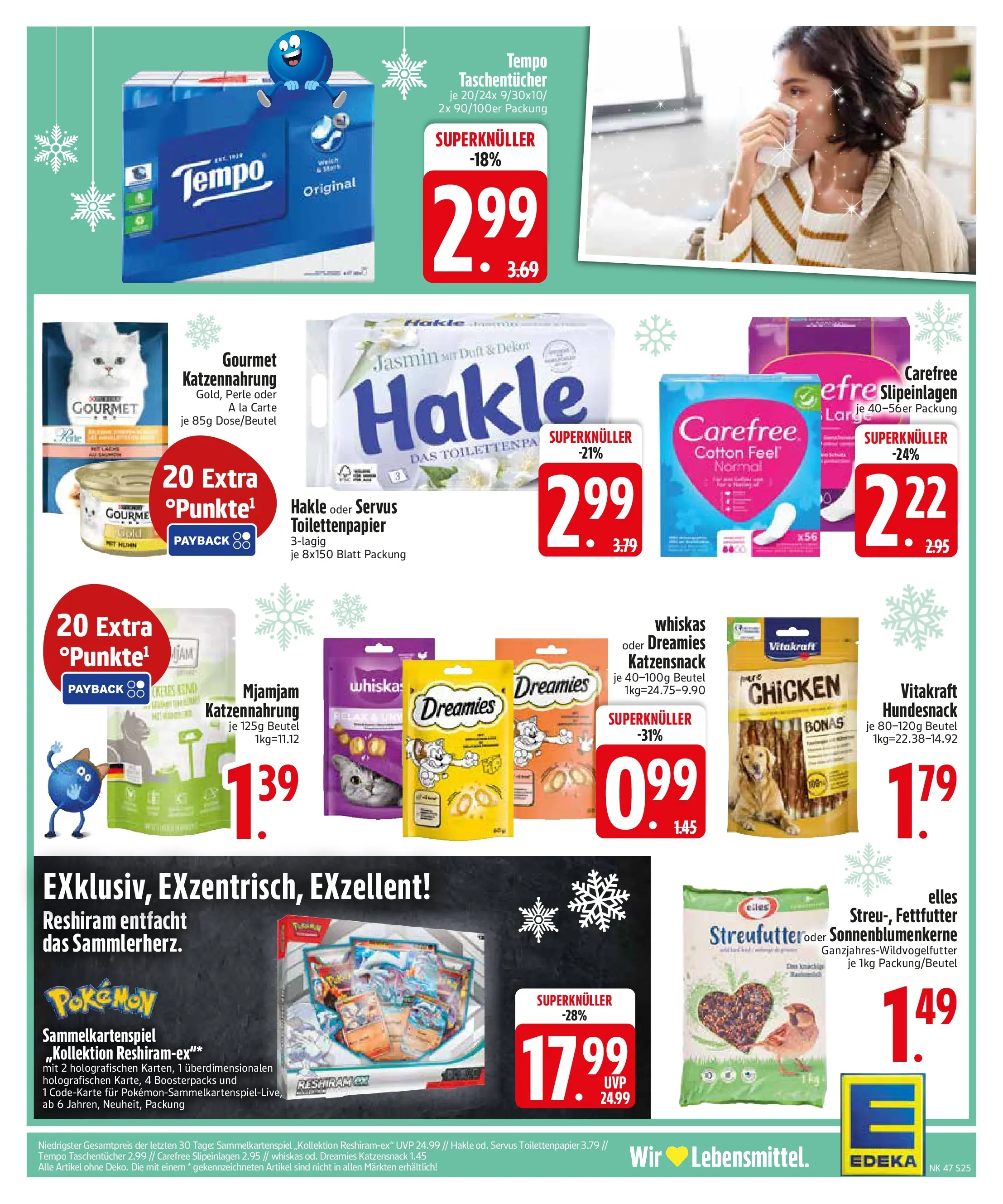 Edeka prospekt Asbach-Bäumenheim	 (ab 16.11.2025) » Angebote Online | Seite: 25 | Produkte: Duft, Mars, Tempo, Toilettenpapier