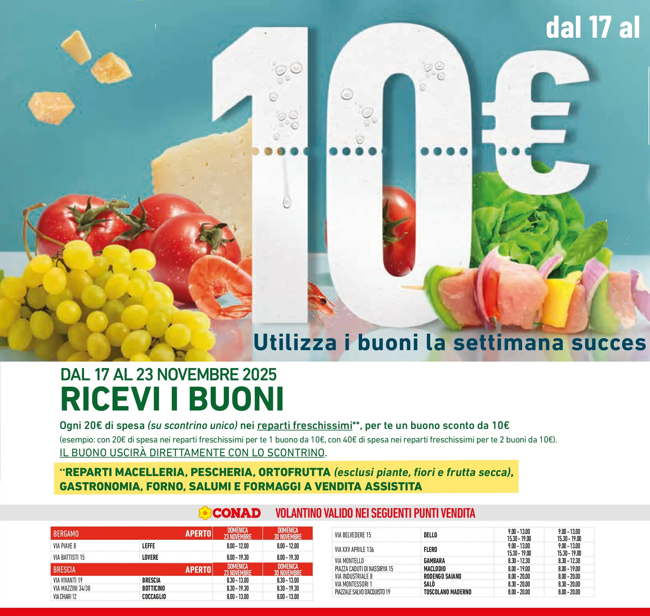 Volantino Conad dal 19/11/2025 > Anteprima | Pagina: 2 | Prodotti: Tè, Frutta