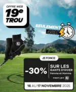 Golf Plus Offre spéciale 19e trou. - au 17.11.2025