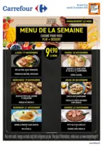 Carrefour MENU DE LA SEMAINE - au 22.11.2025