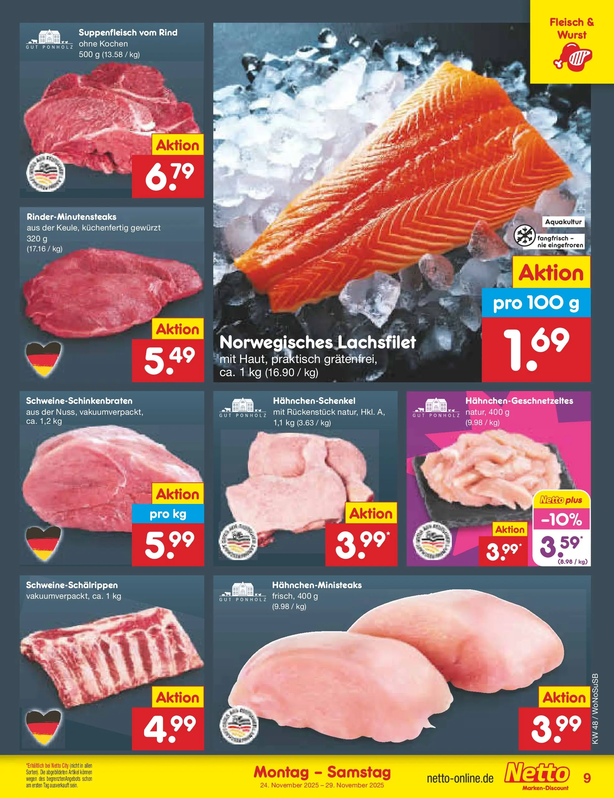 Netto Marken-Discount prospekt Lahnau	 (ab 23.11.2025) » Angebote | Seite: 9