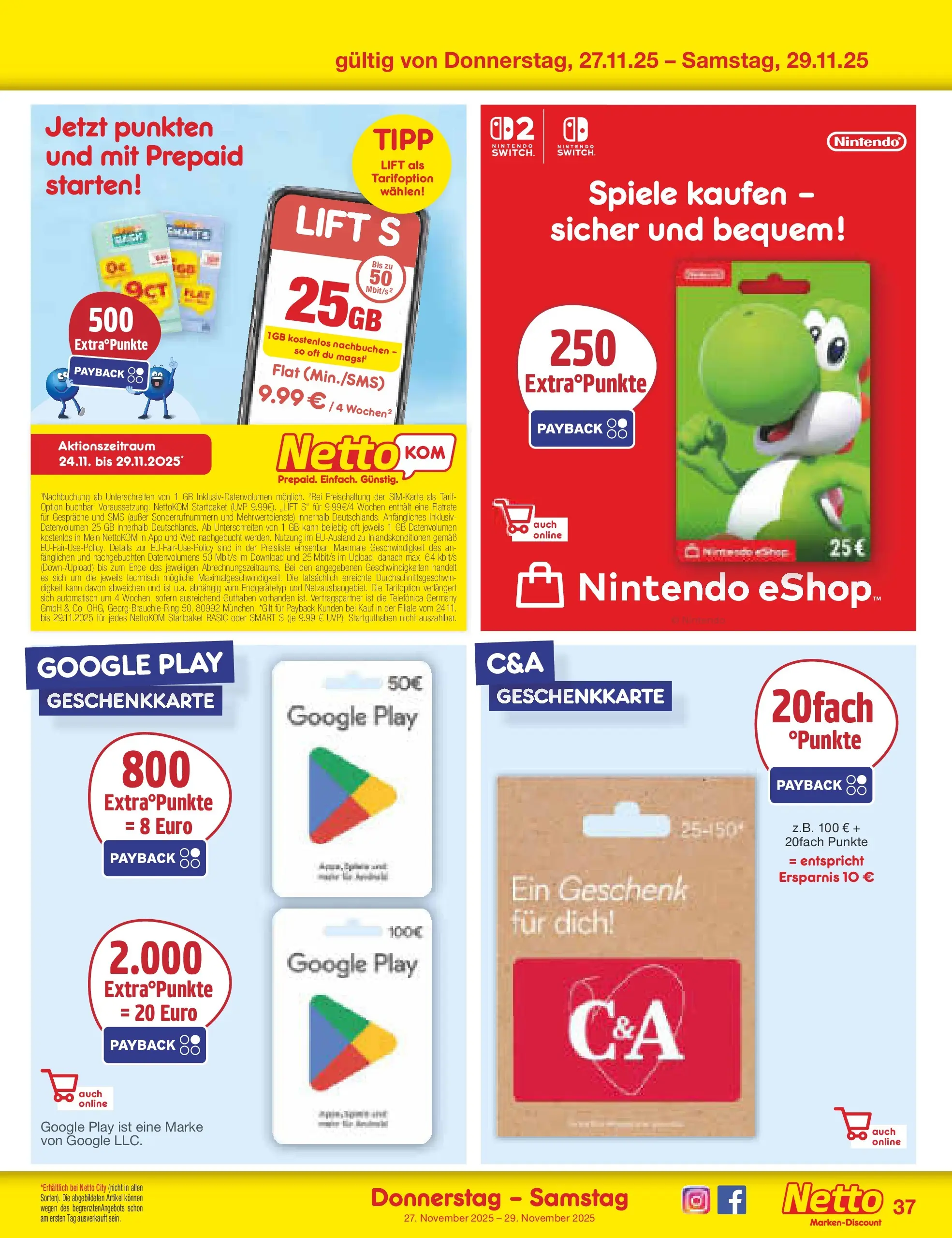 Netto Marken-Discount prospekt Lahnau	 (ab 23.11.2025) » Angebote | Seite: 45