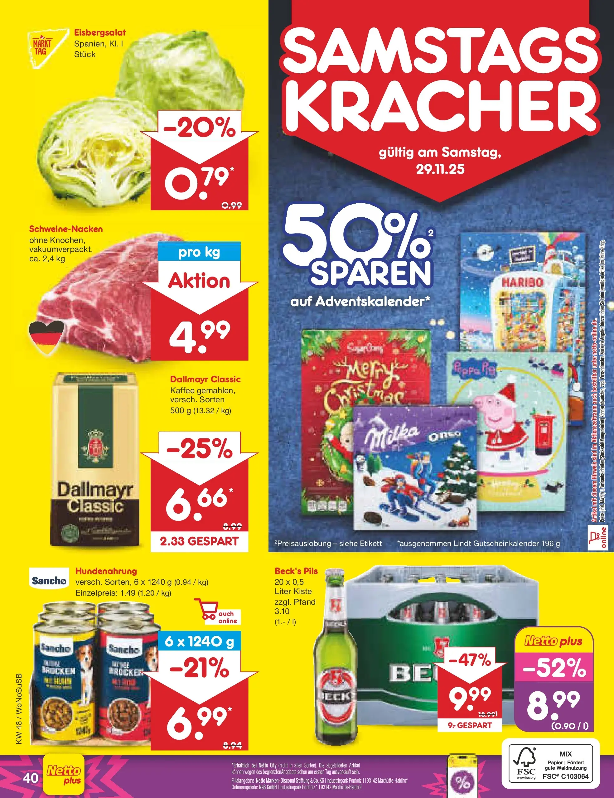Netto Marken-Discount prospekt Lahnau	 (ab 23.11.2025) » Angebote | Seite: 48