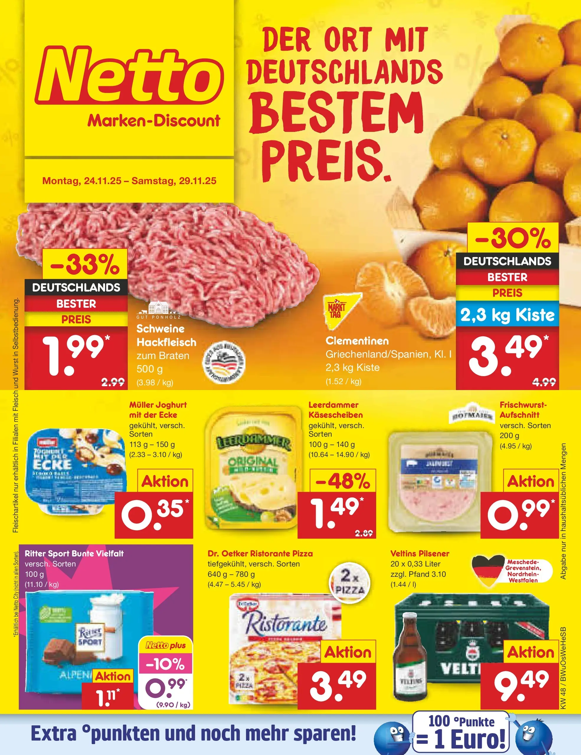 Netto Marken-Discount prospekt Stemwede-Dielingen	 (ab 23.11.2025) » Angebote | Seite: 1
