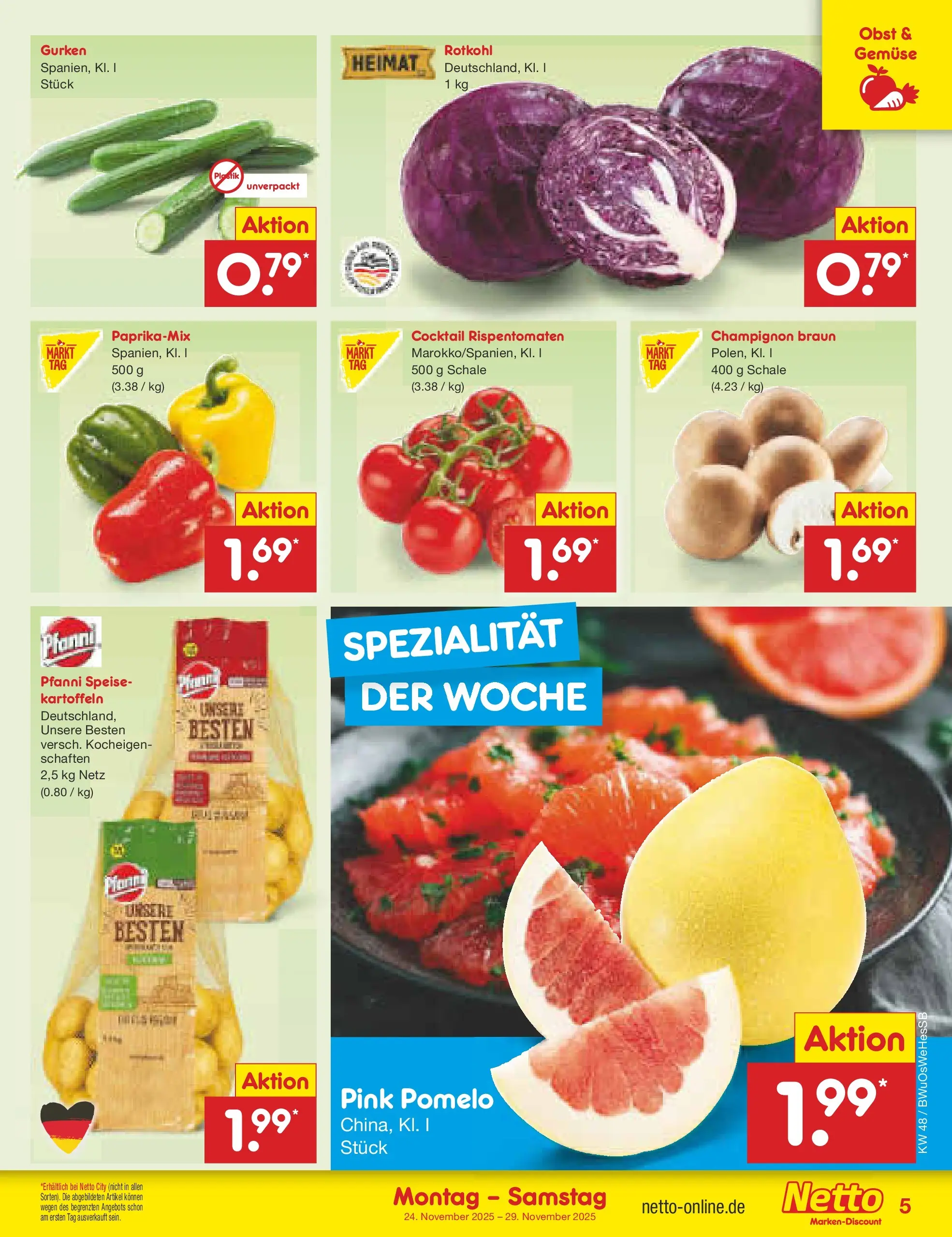 Netto Marken-Discount prospekt Stemwede-Dielingen	 (ab 23.11.2025) » Angebote | Seite: 5