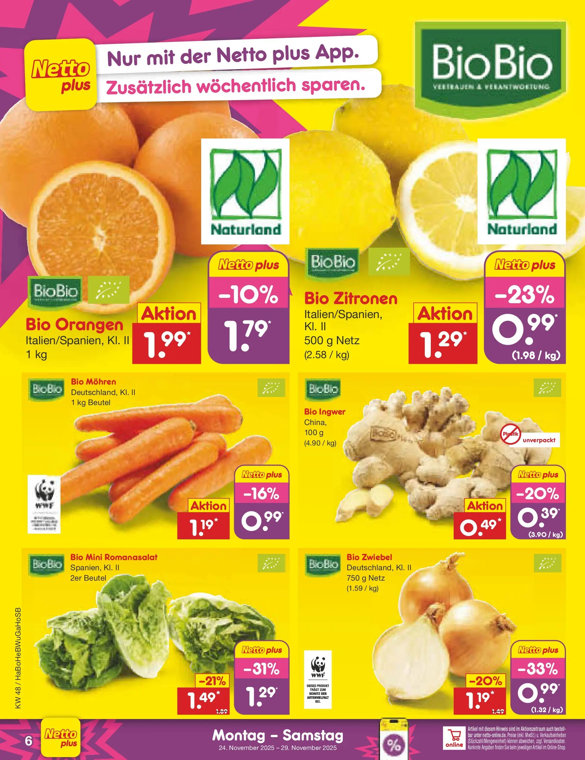 Netto Marken-Discount prospekt Hannover	 (ab 23.11.2025) » Angebote | Seite: 6