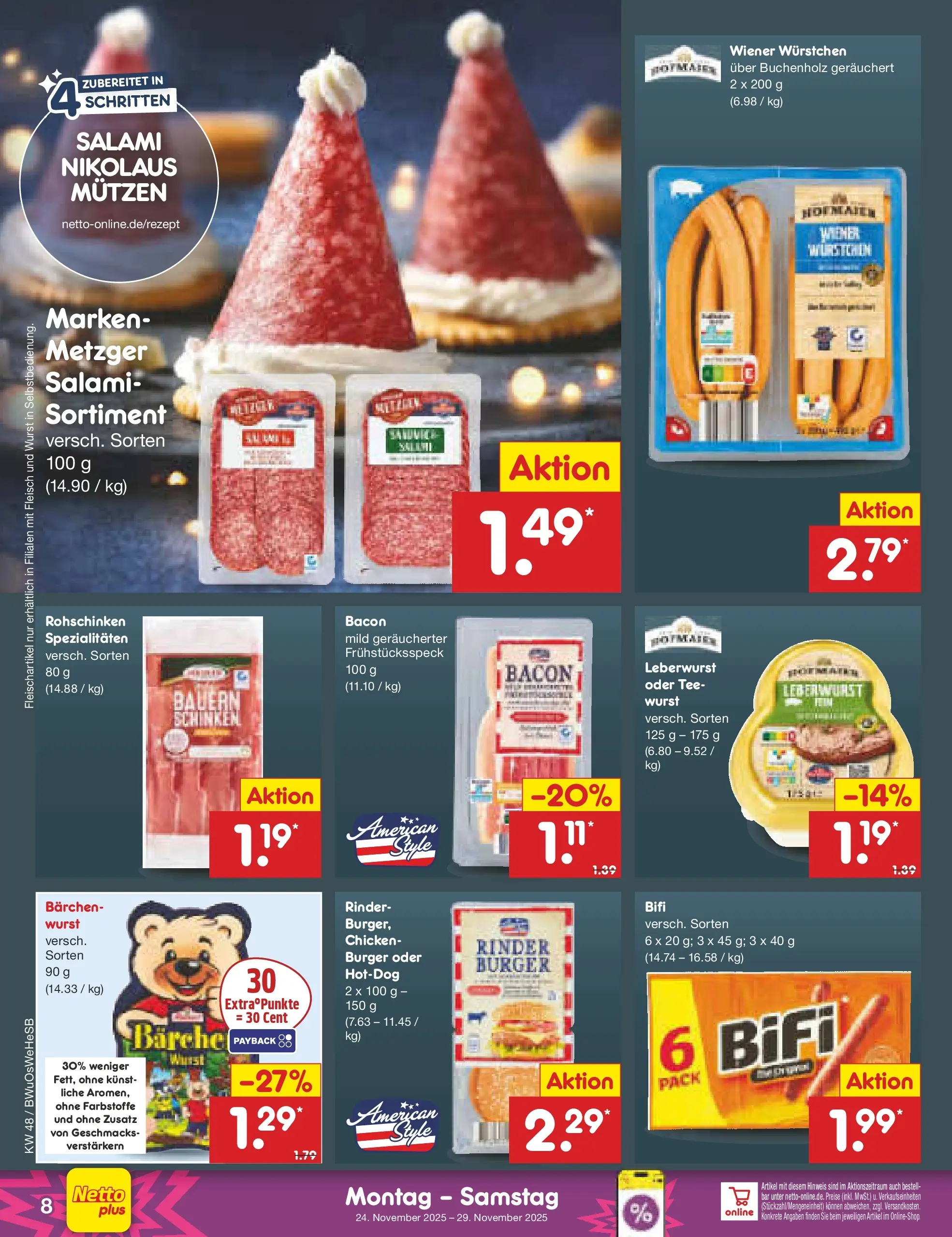 Netto Marken-Discount prospekt Stemwede-Dielingen	 (ab 23.11.2025) » Angebote | Seite: 8