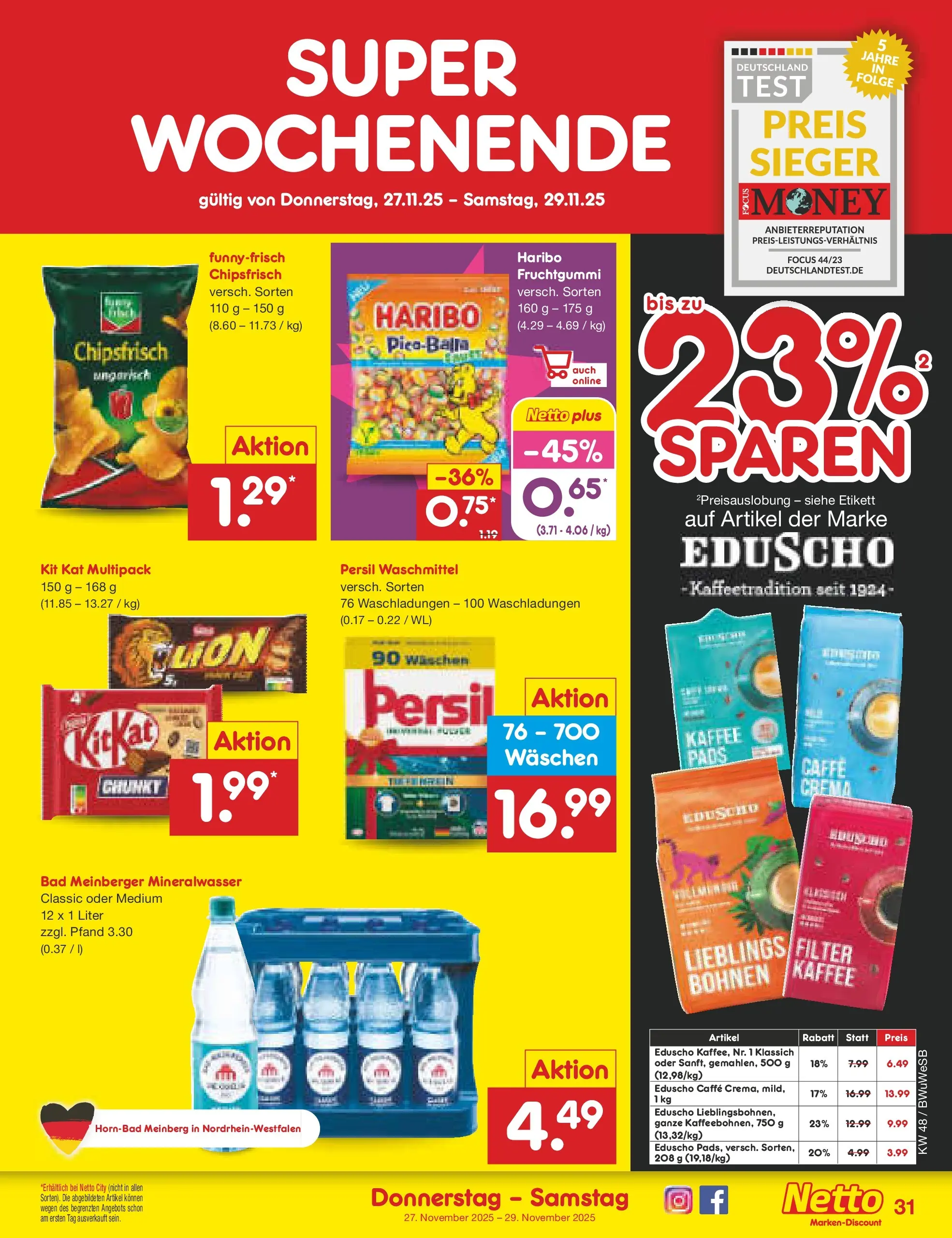 Netto Marken-Discount prospekt Stemwede-Dielingen	 (ab 23.11.2025) » Angebote | Seite: 37