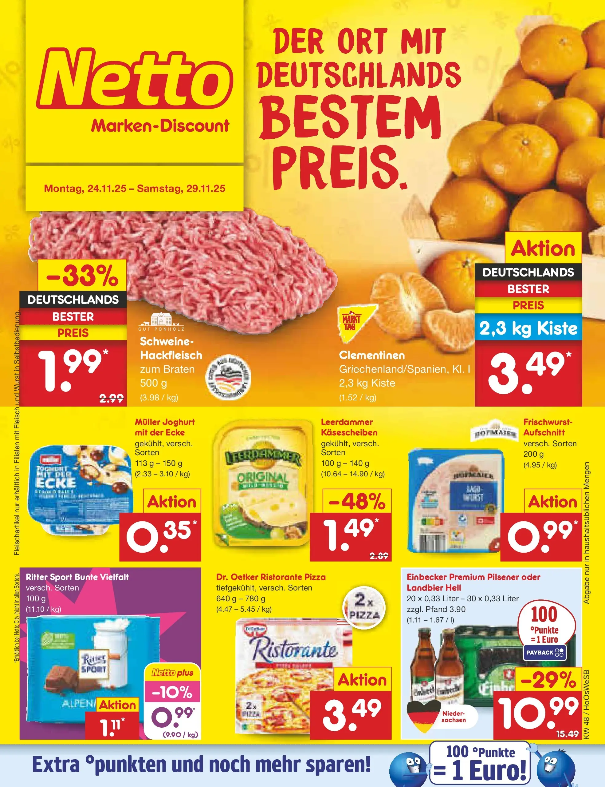 Netto Marken-Discount prospekt Hannover	 (ab 23.11.2025) » Angebote | Seite: 1