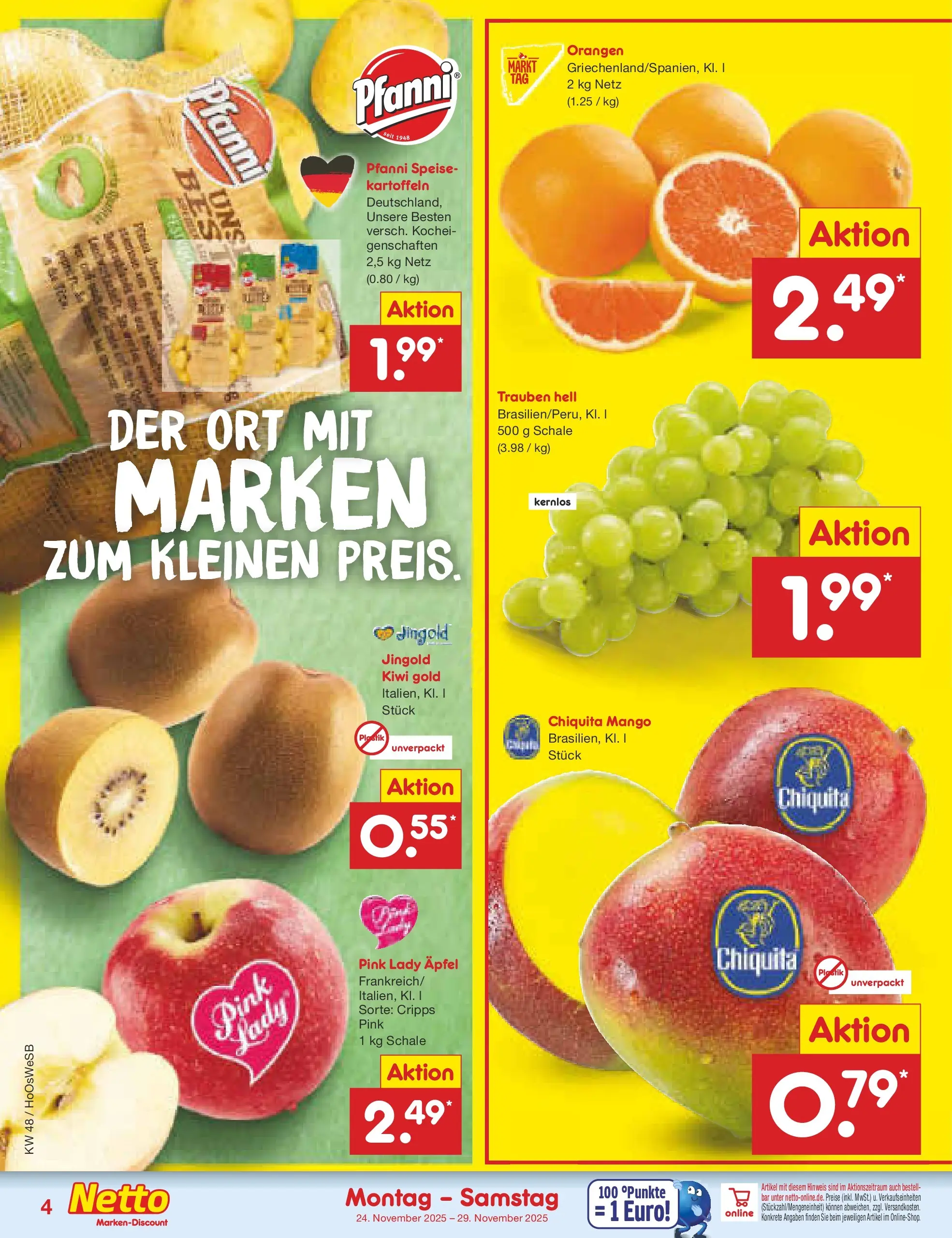 Netto Marken-Discount prospekt Hannover	 (ab 23.11.2025) » Angebote | Seite: 4
