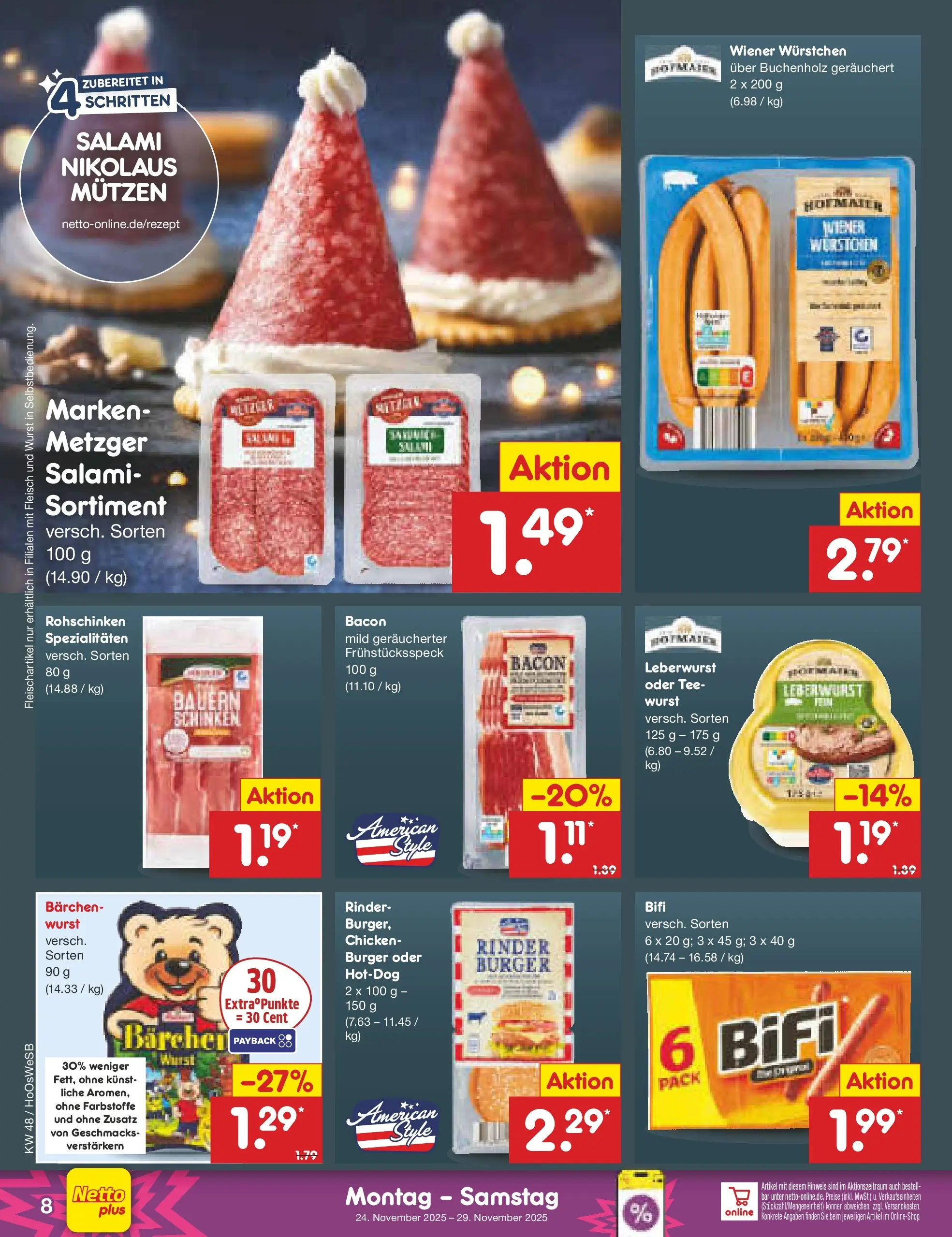 Netto Marken-Discount prospekt Hannover	 (ab 23.11.2025) » Angebote | Seite: 8