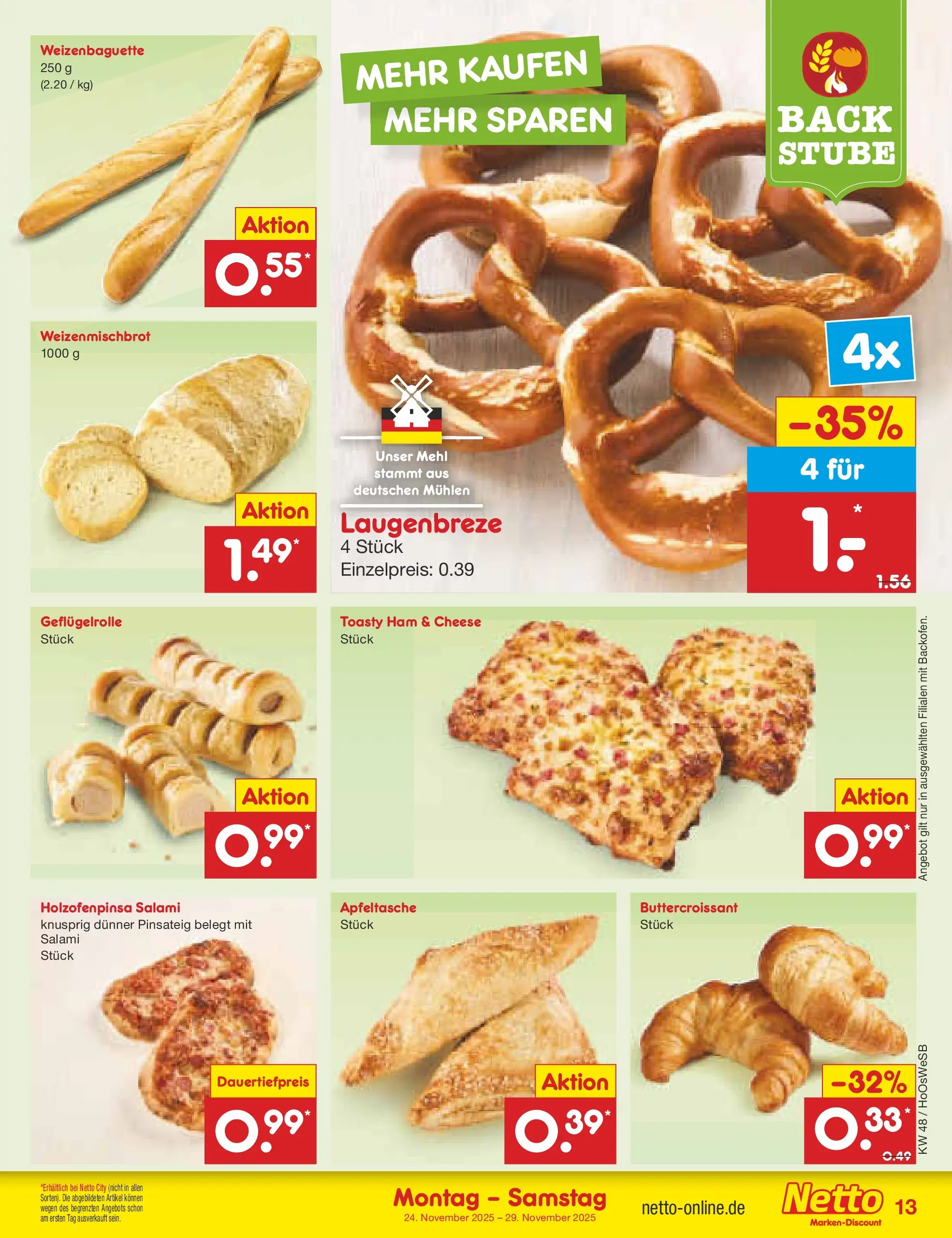 Netto Marken-Discount prospekt Hannover	 (ab 23.11.2025) » Angebote | Seite: 13