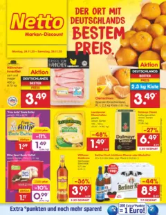 Netto Marken-Discount prospekt Bergen Auf Rügen	 ab 24.11.2025 gültig