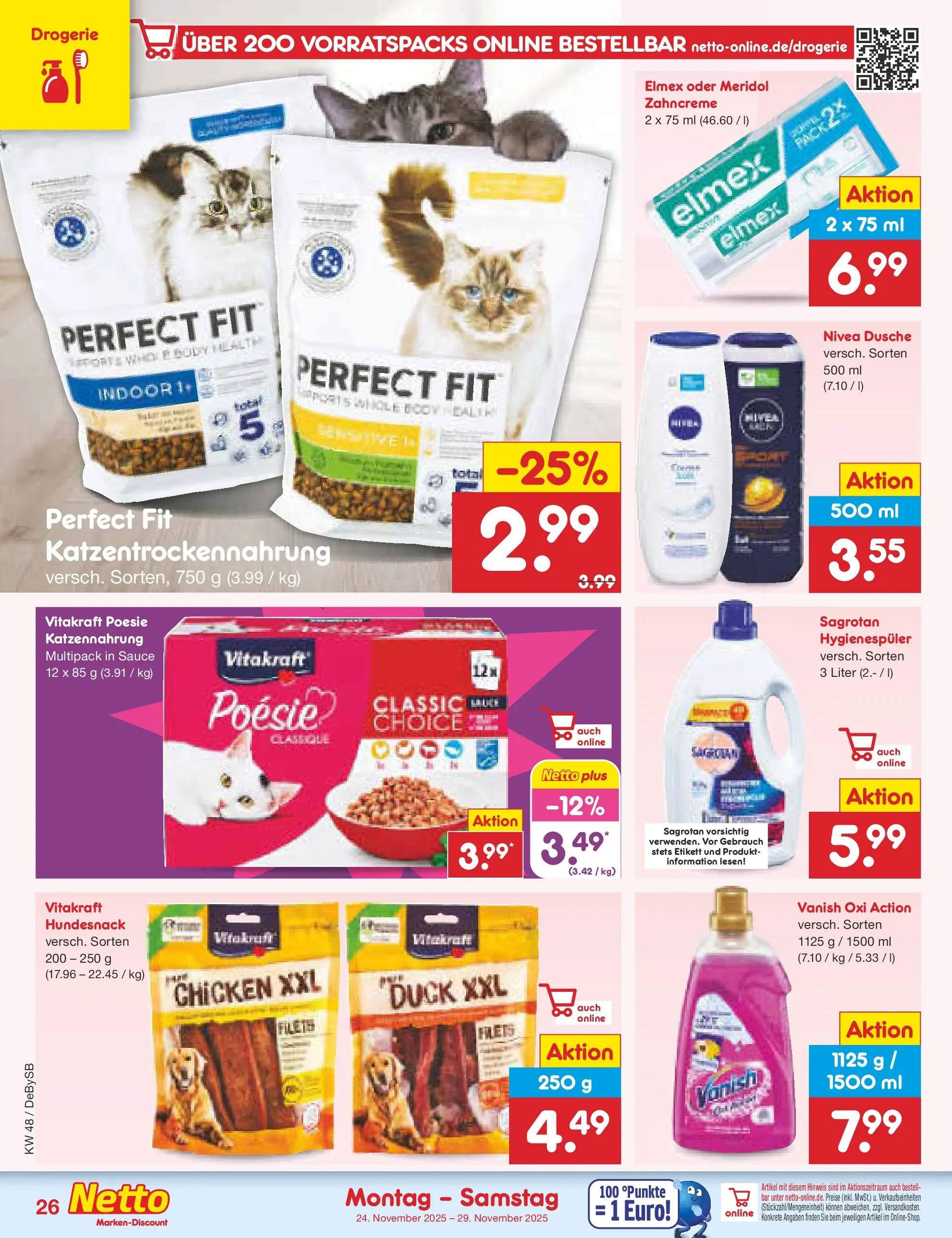 Netto Marken-Discount prospekt Thierhaupten	 (ab 24.11.2025) » Angebote | Seite: 32 | Produkte: Dusche
