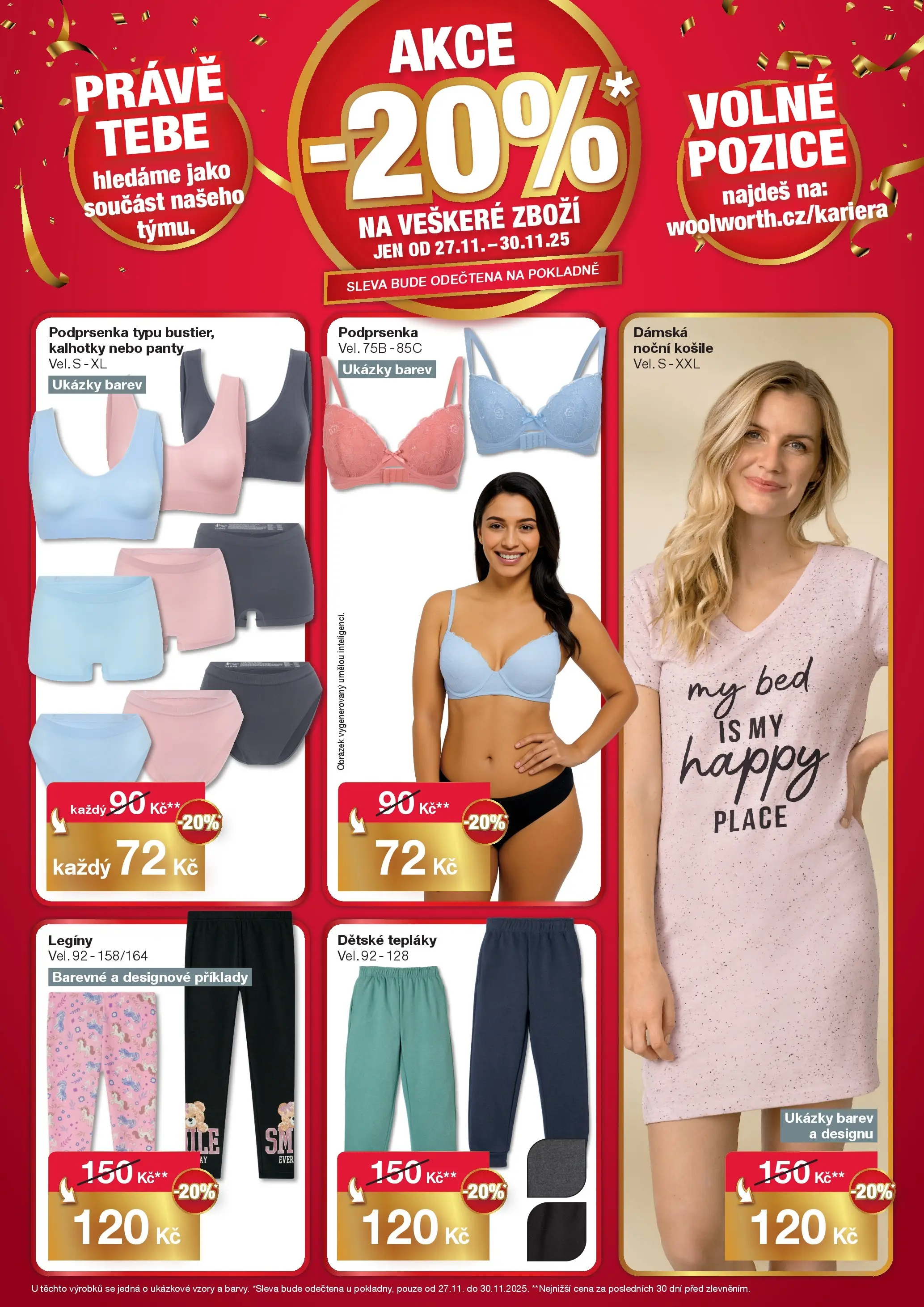 Woolworth leták - Cheb od 27.11.2025 - akční nabídka | Strana: 6 | Produkty: Košile, Kalhotky, Podprsenka, Noční košile