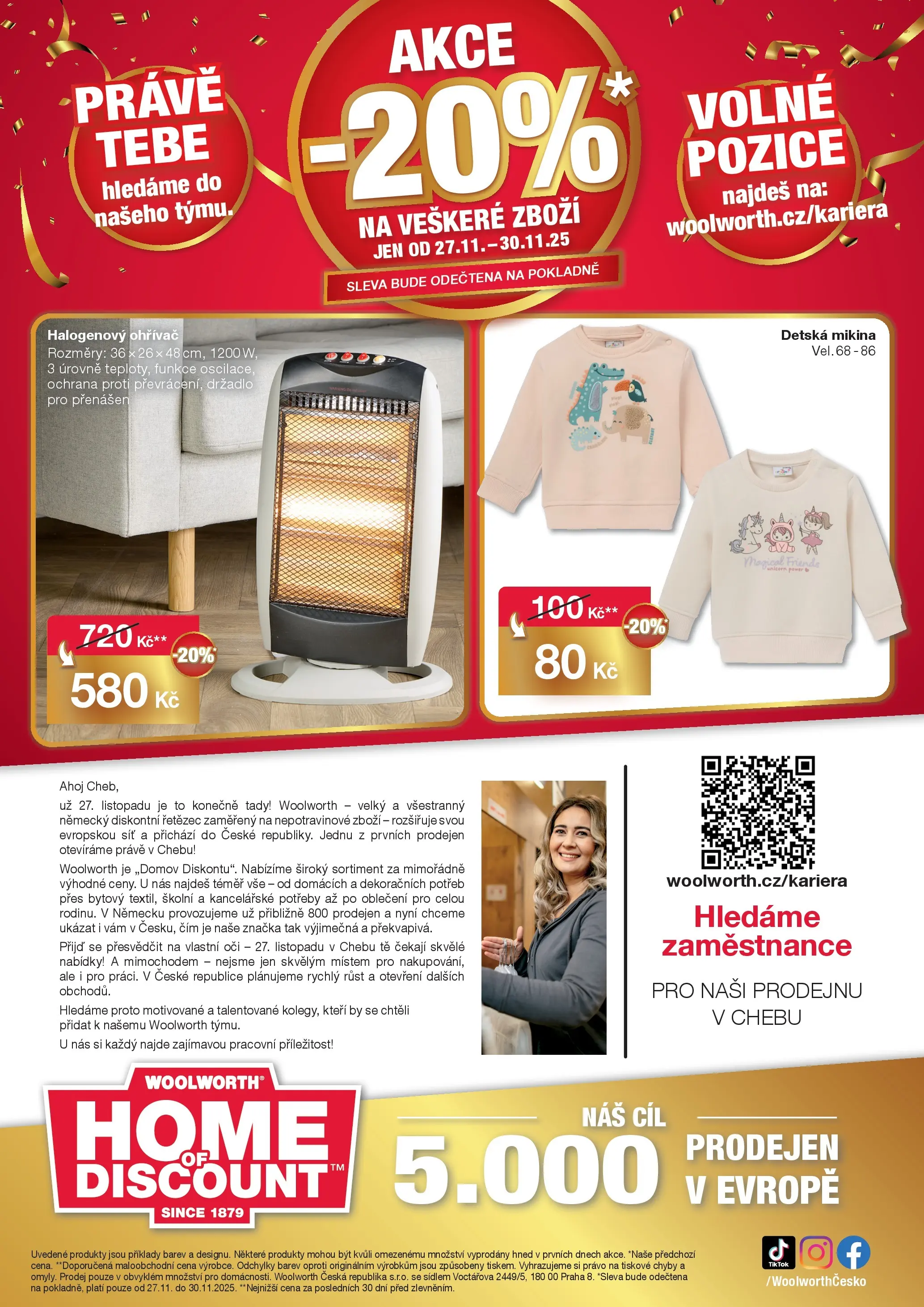 Woolworth leták - Cheb od 27.11.2025 - akční nabídka | Strana: 14 | Produkty: Mikina, Síť, Oblečení