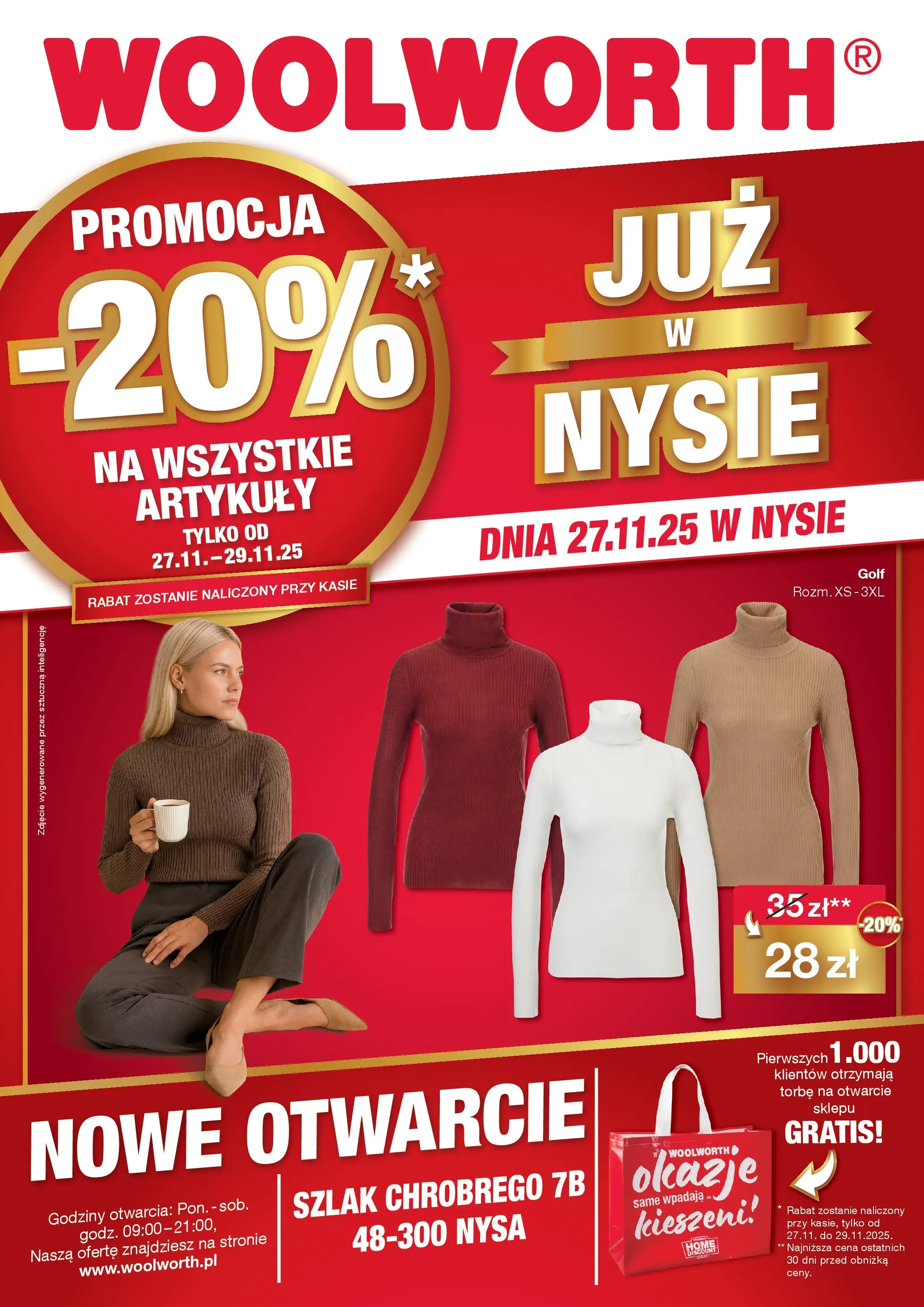 Woolworth Gazetka - Już w Nysa od (27.11.2025 - 29.11.2025) | Strona: 1