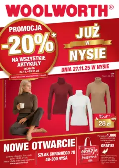 Pogląd oferty "Woolworth Gazetka - Już w Nysa" - ważna od 27.11.2025