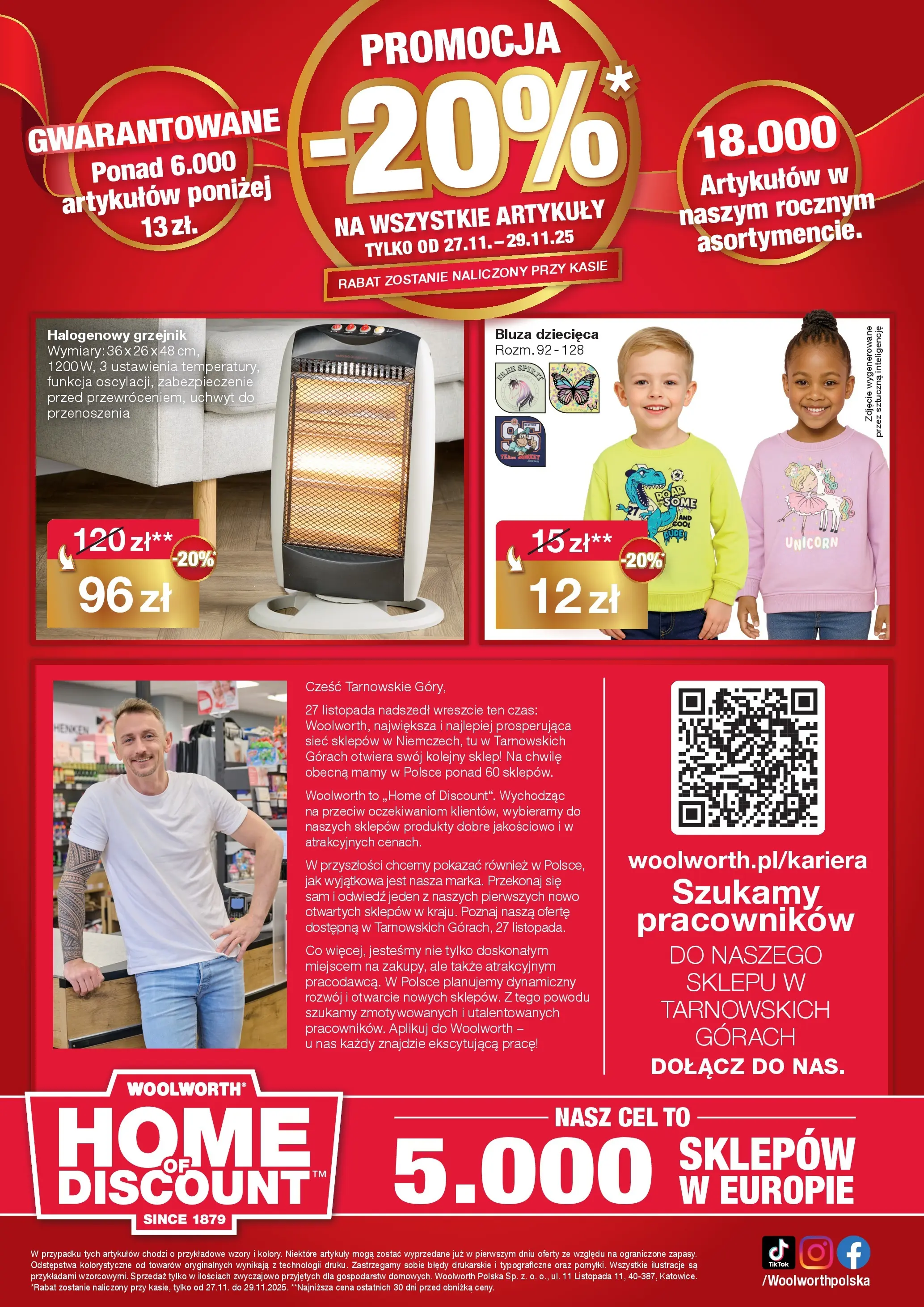 Woolworth Gazetka - Już w Tarnowskie Gory od (27.11.2025 - 29.11.2025) | Strona: 14