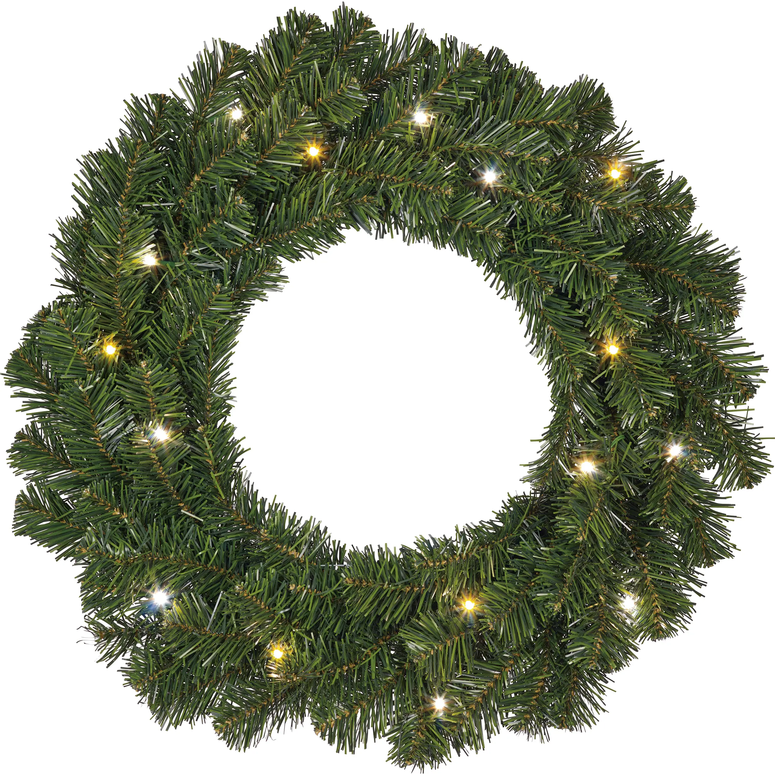 Kranz Tramso Ø 45 cm 16 LED Warm-/ Kaltweiß Indoor & Outdoor