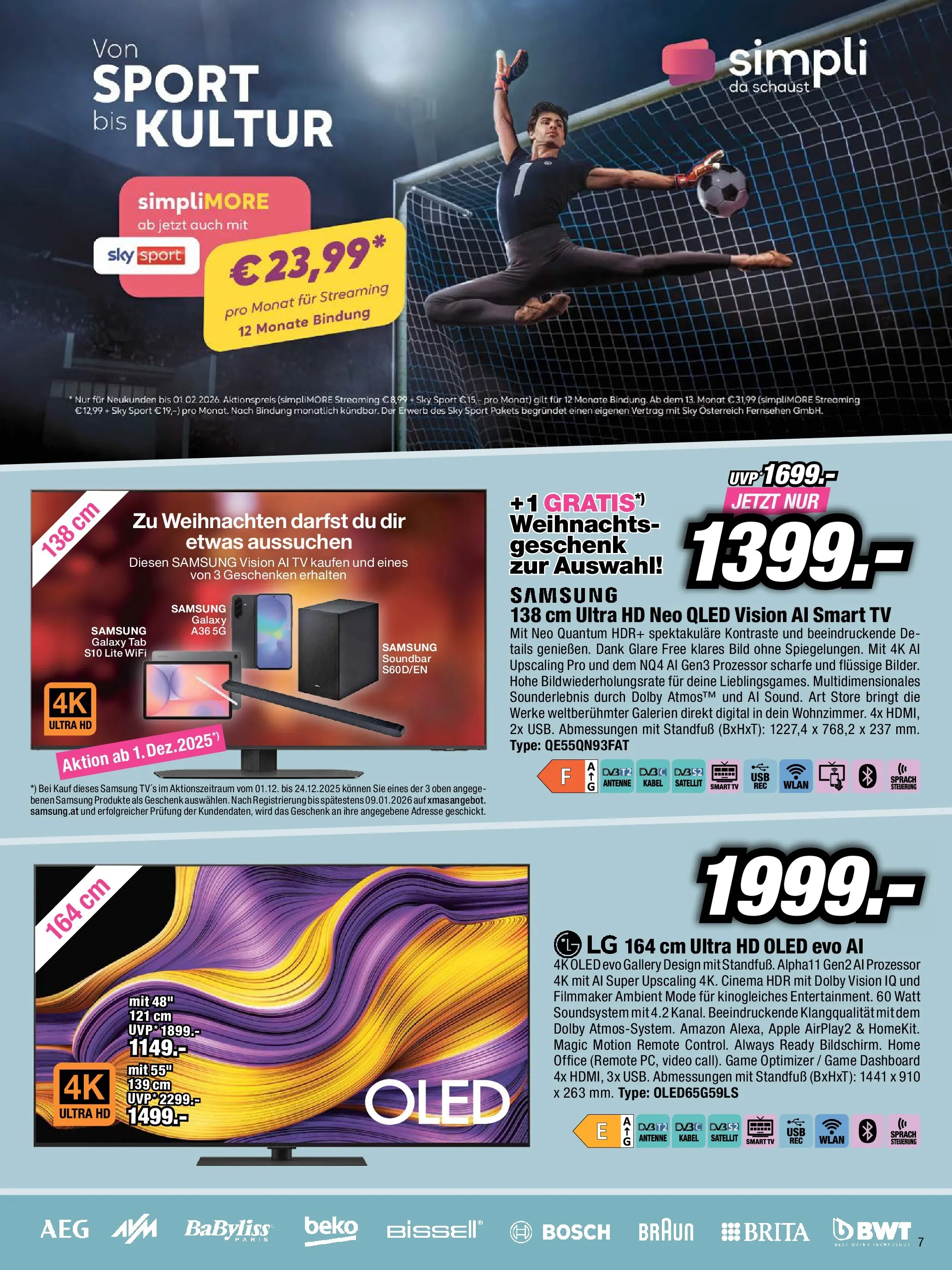 RED ZAC BLACK FRIDAY - Flugblatt (24.11.2025) | Seite: 7 | Produkte: TV, Kabel, Satellit, Apple