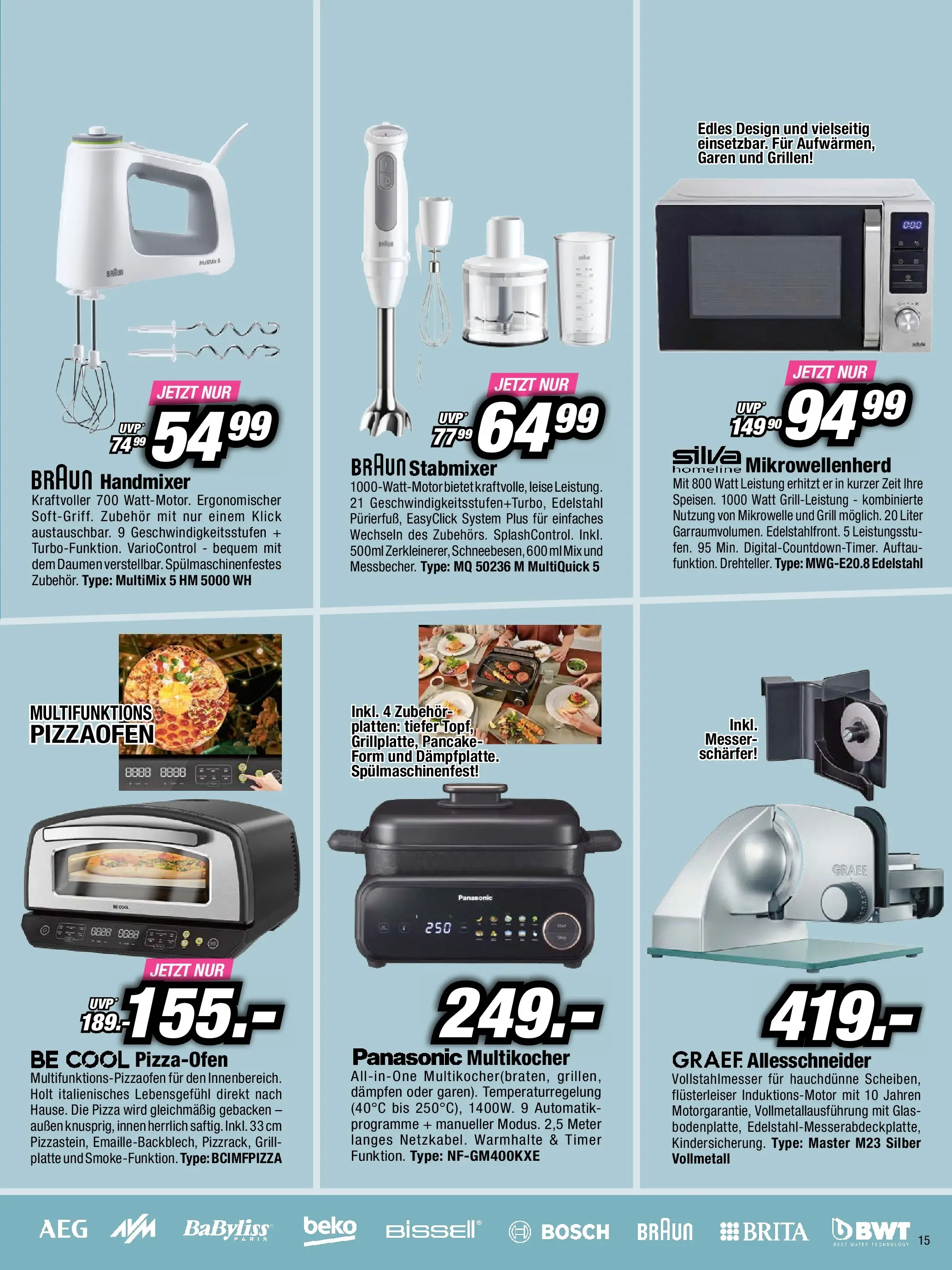 RED ZAC BLACK FRIDAY - Flugblatt (24.11.2025) | Seite: 15 | Produkte: Mikrowelle, Grill, Pizza