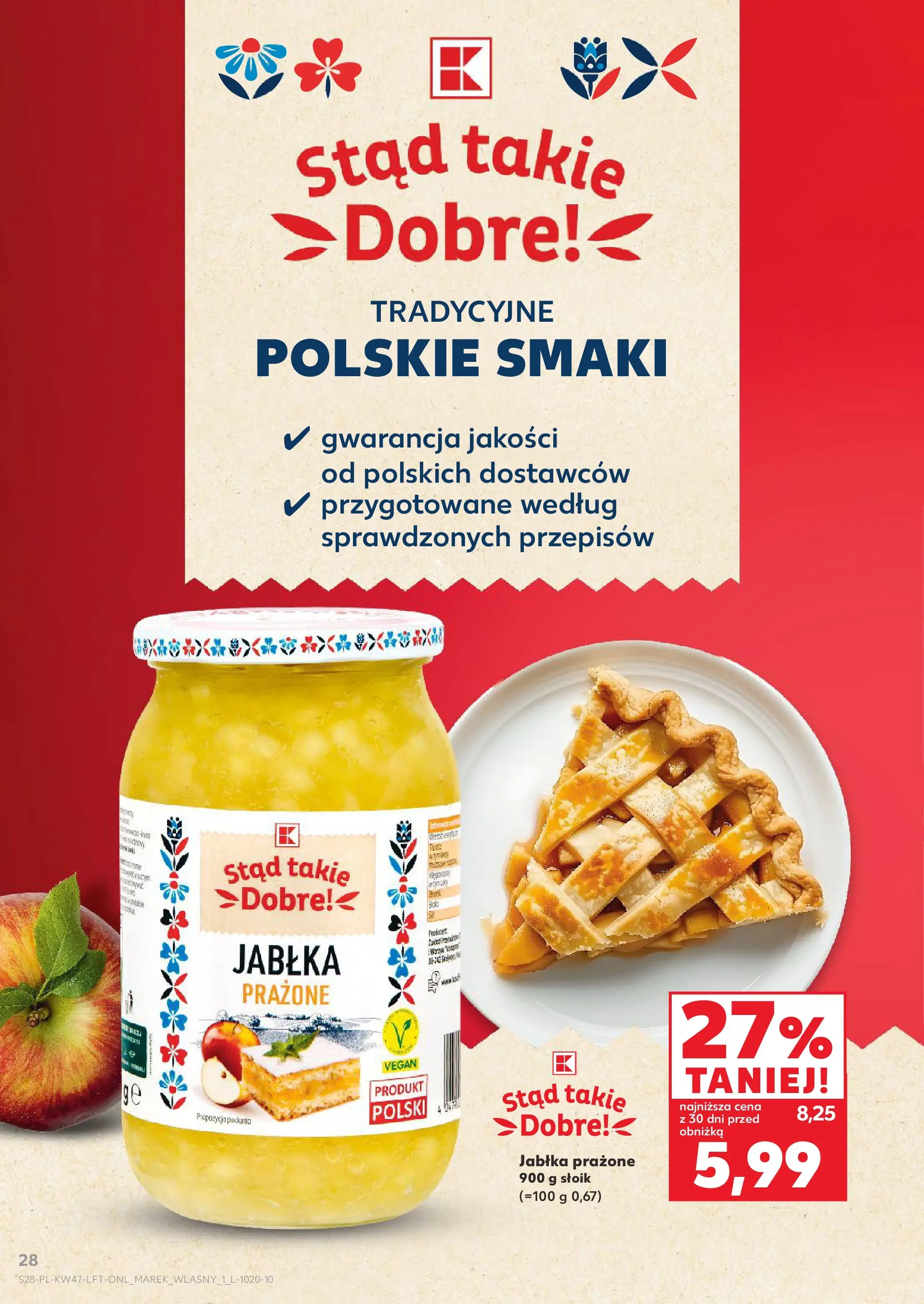 Kaufland gazetka od 20.11.2025 - od jutra PDF | Strona: 28 | Produkty: Jabłka prażone, Jabłka